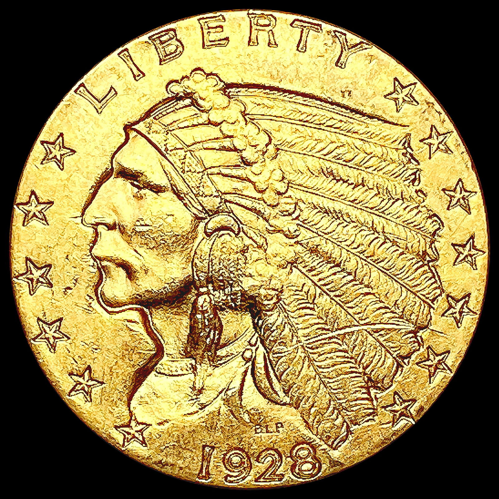 1928 $2.50 Gold Quarter Eagle UNCIRCULATED (1 of 2)