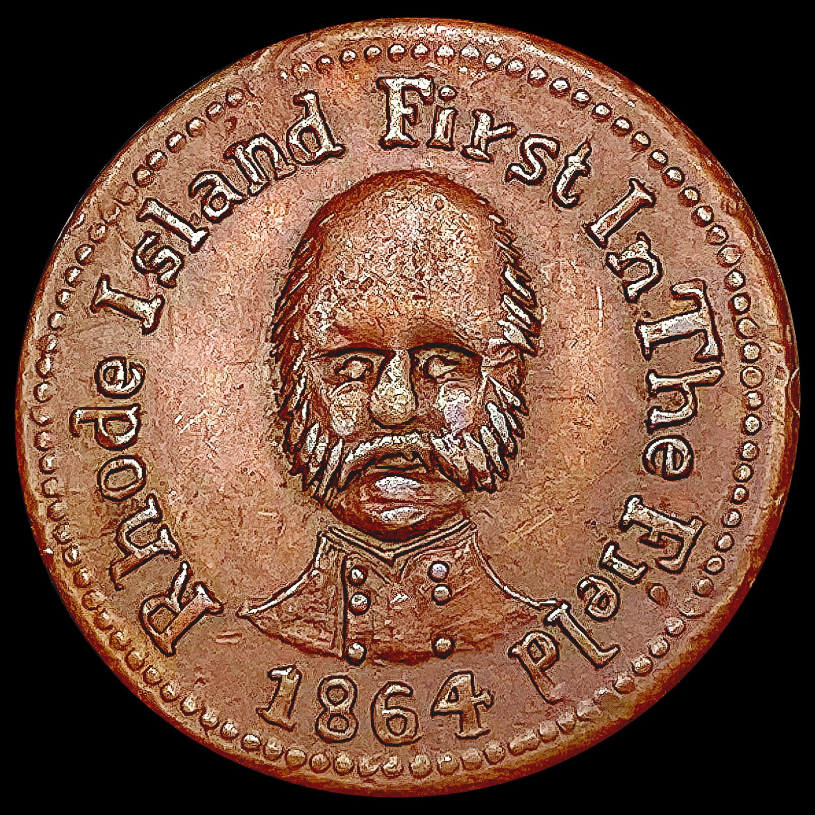 1864 Civil War Token NEARLY UNCIRCULATED (1 of 2)