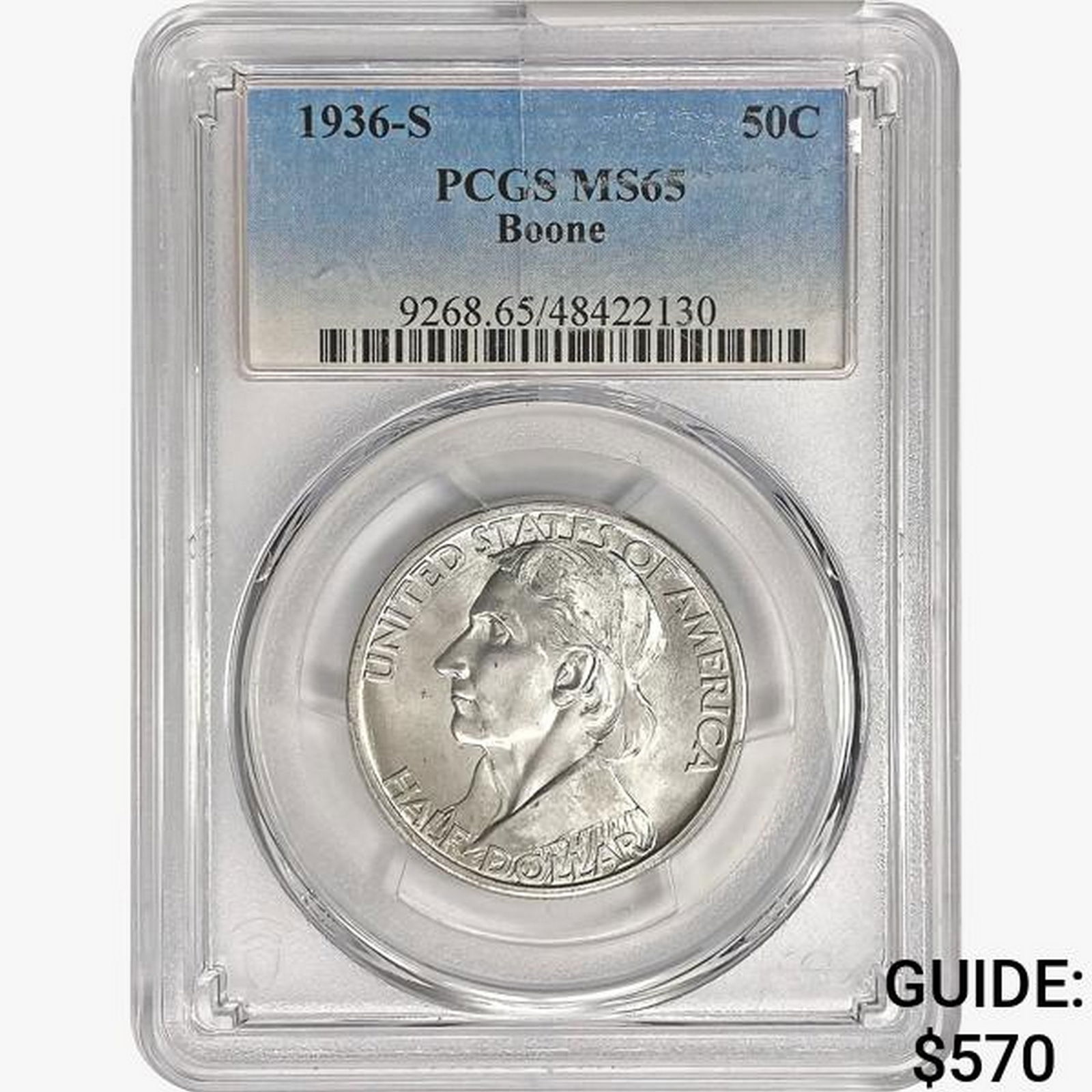 1936-S Boone Half Dollar PCGS MS65 (1 of 2)