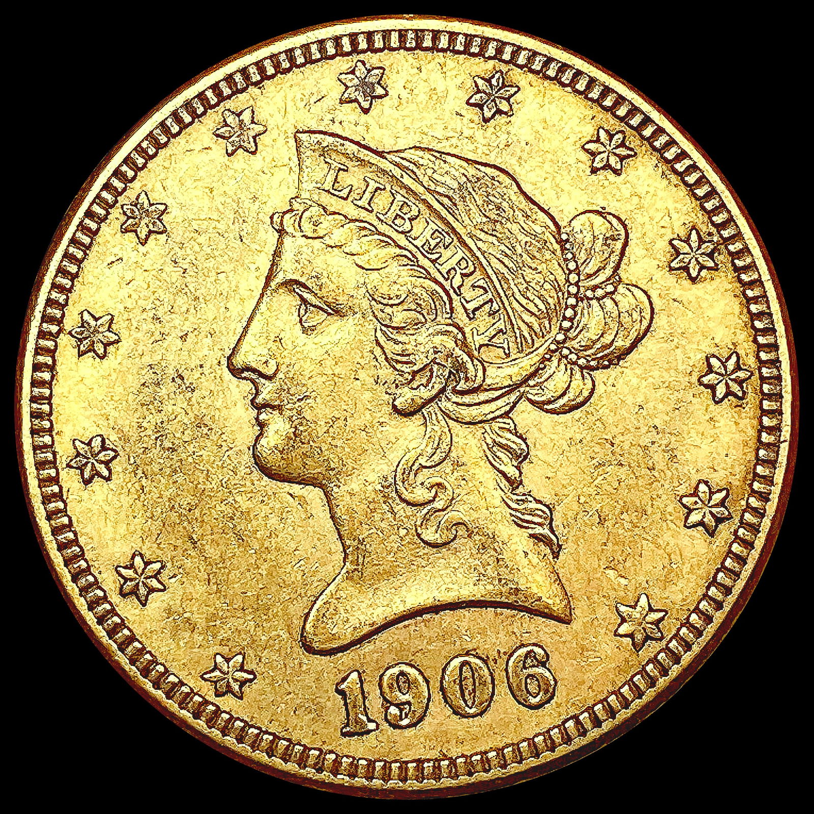 1906-D $10 Gold Eagle UNCIRCULATED (1 of 2)