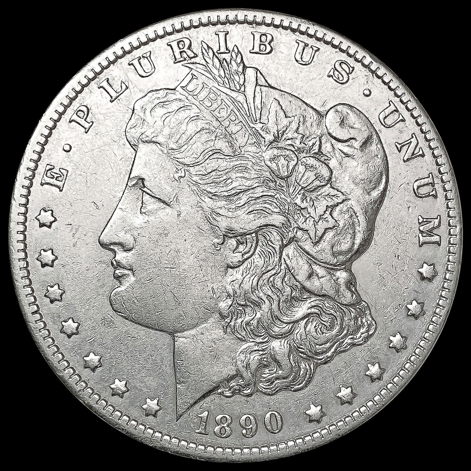 1890-CC Morgan Silver Dollar CLOSELY UNCIRCULATED (1 of 2)