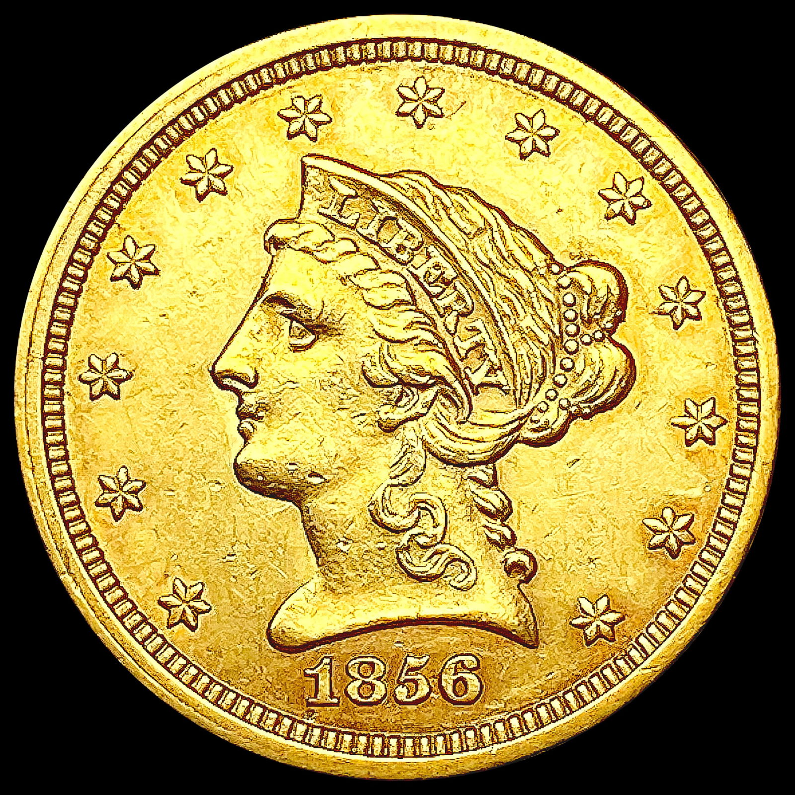 1856 $2.50 Gold Quarter Eagle UNCIRCULATED (1 of 2)