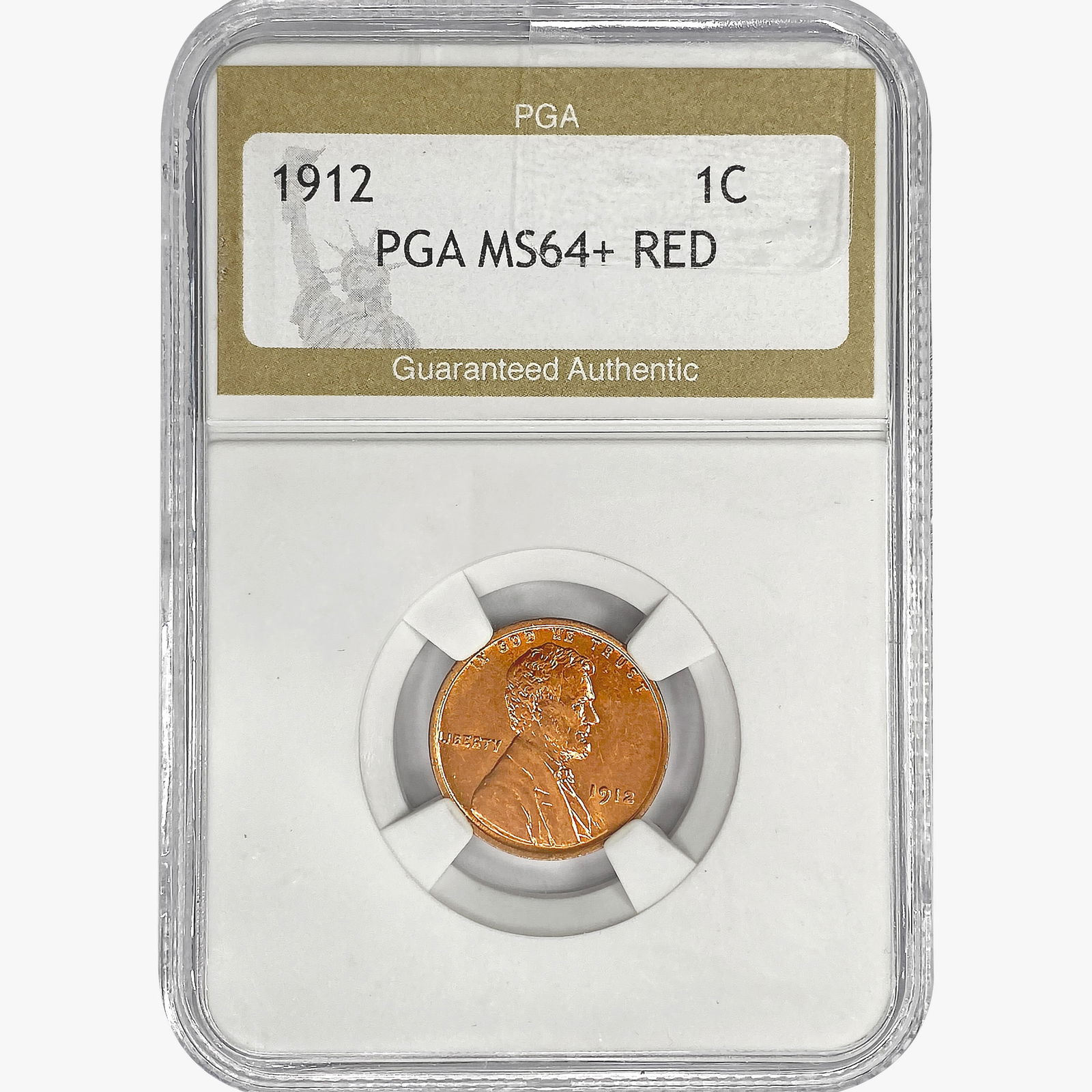 1912 Wheat Cent PGA MS64+ RED (1 of 2)