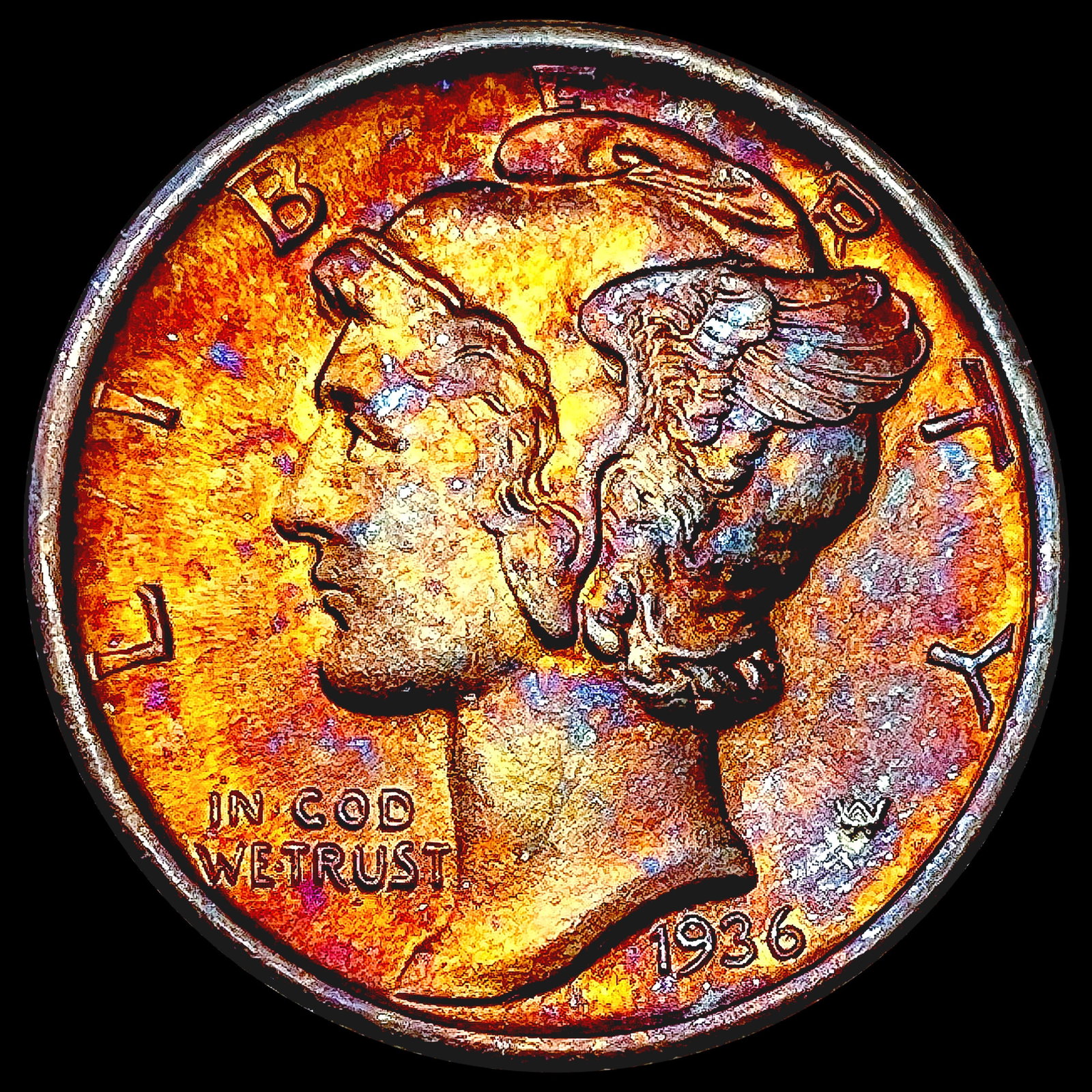 1936 Mercury Dime GEM BU (1 of 2)