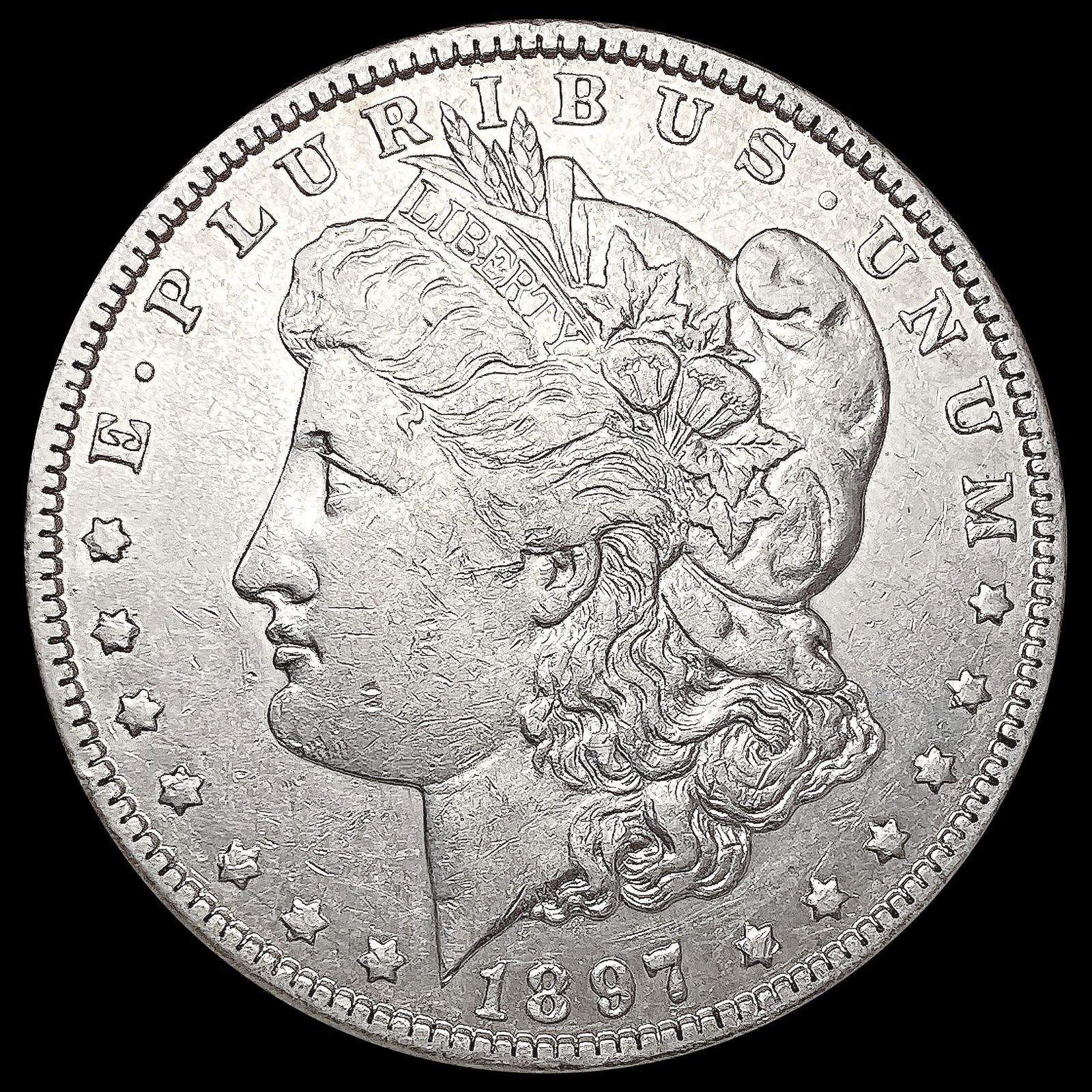 1897-O Morgan Silver Dollar NEARLY UNCIRCULATED (1 of 2)