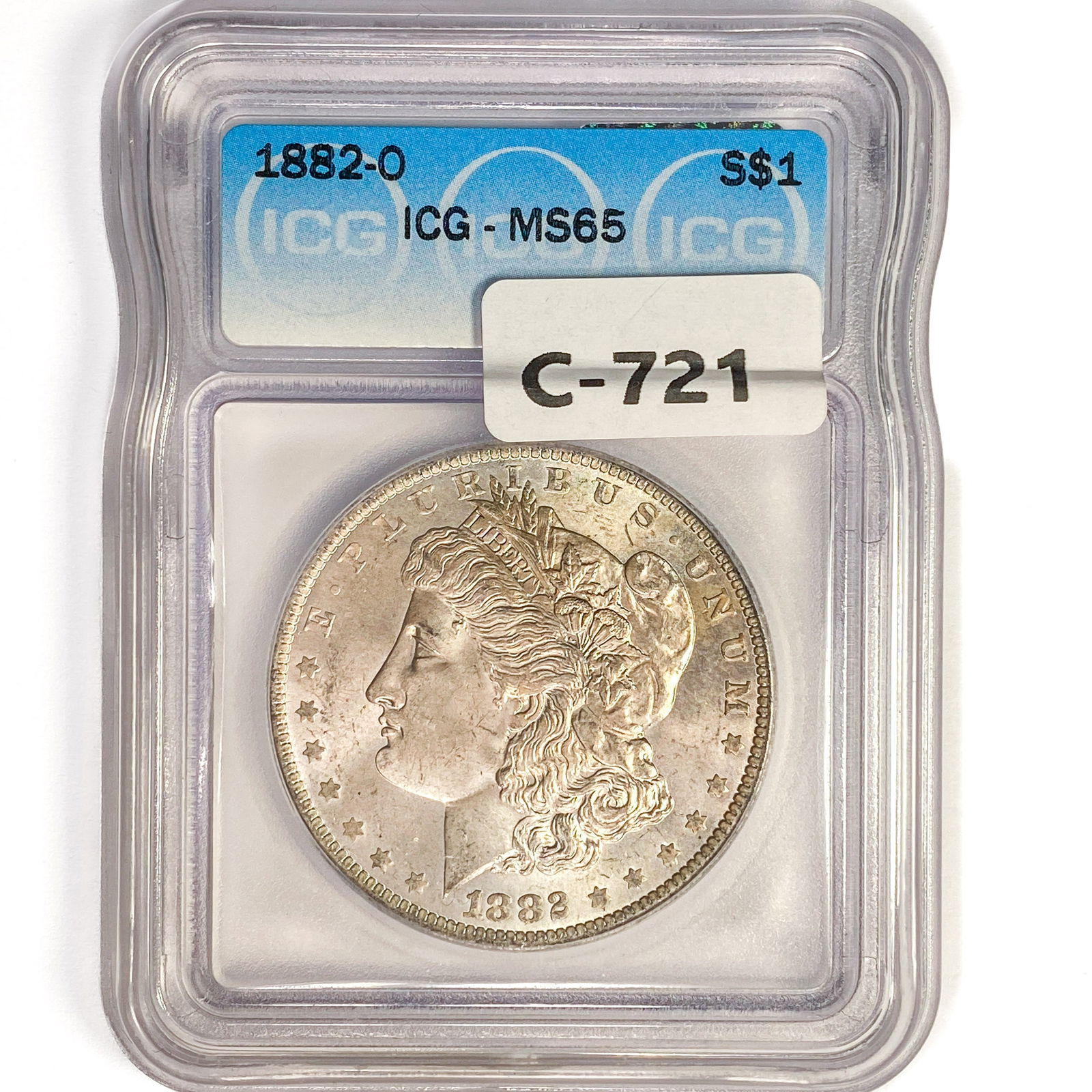 1882-O Morgan Silver Dollar ICG MS65 (1 of 2)