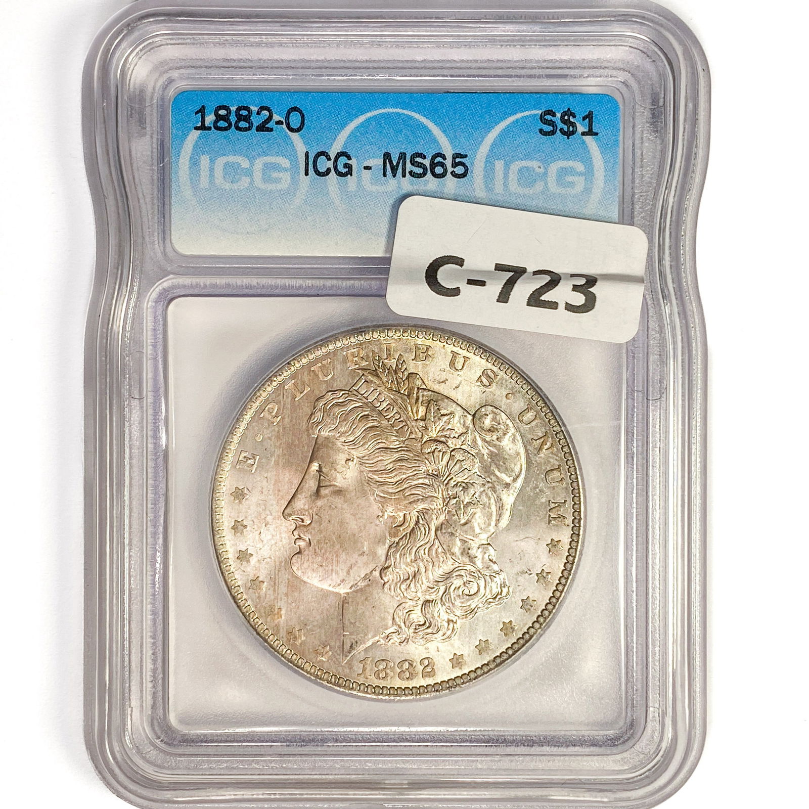 1882-O Morgan Silver Dollar ICG MS65 (1 of 2)