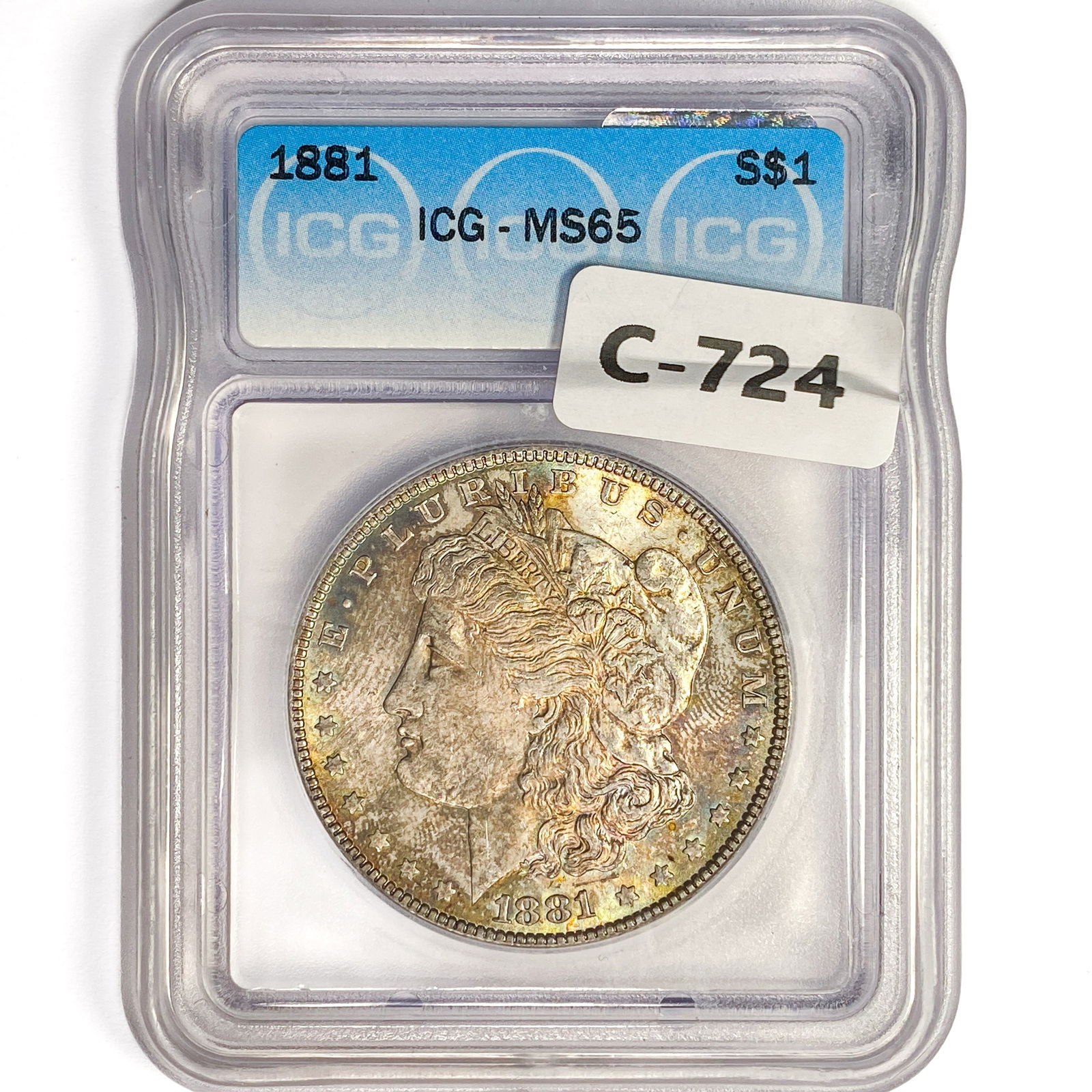 1881 Morgan Silver Dollar ICG MS65 (1 of 2)