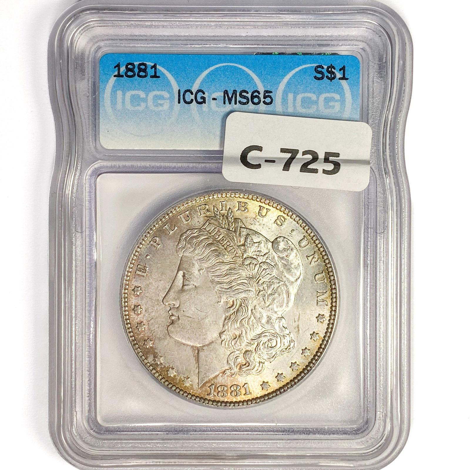 1881 Morgan Silver Dollar ICG MS65 (1 of 2)
