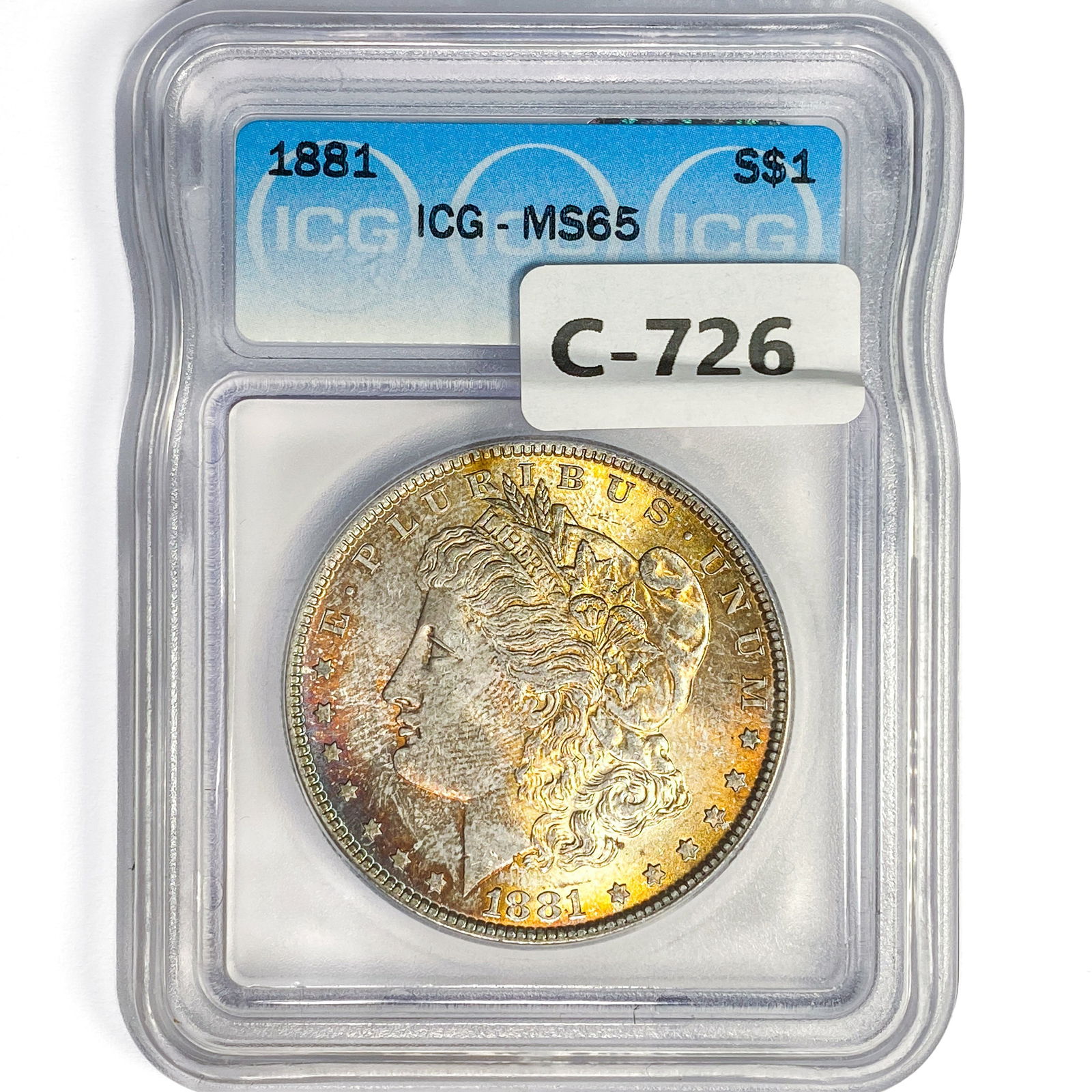 1881 Morgan Silver Dollar ICG MS65 (1 of 2)