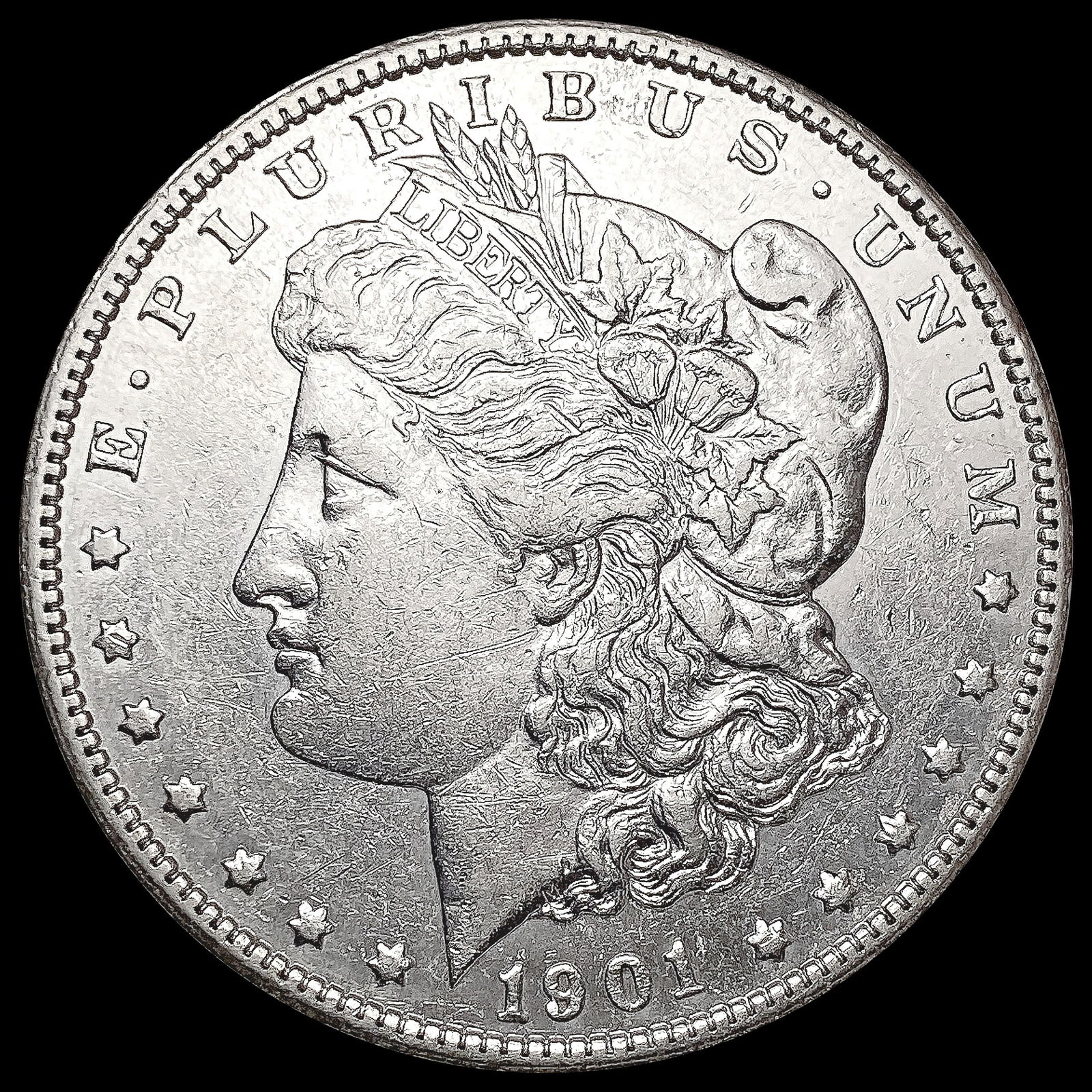 1901-O/S Morgan Silver Dollar CLOSELY UNCIRCULATED (1 of 2)