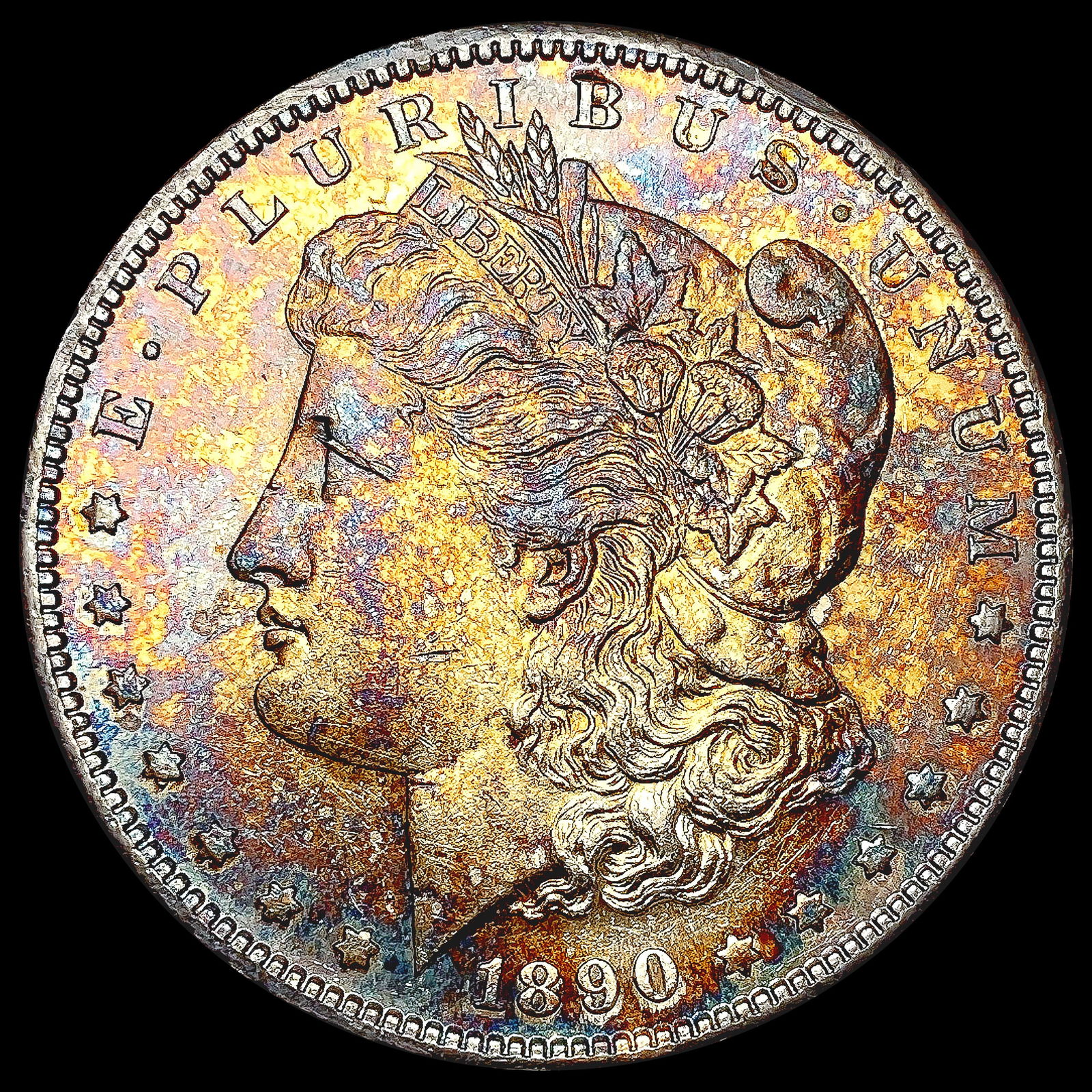 1890-S Morgan Silver Dollar CHOICE AU (1 of 2)