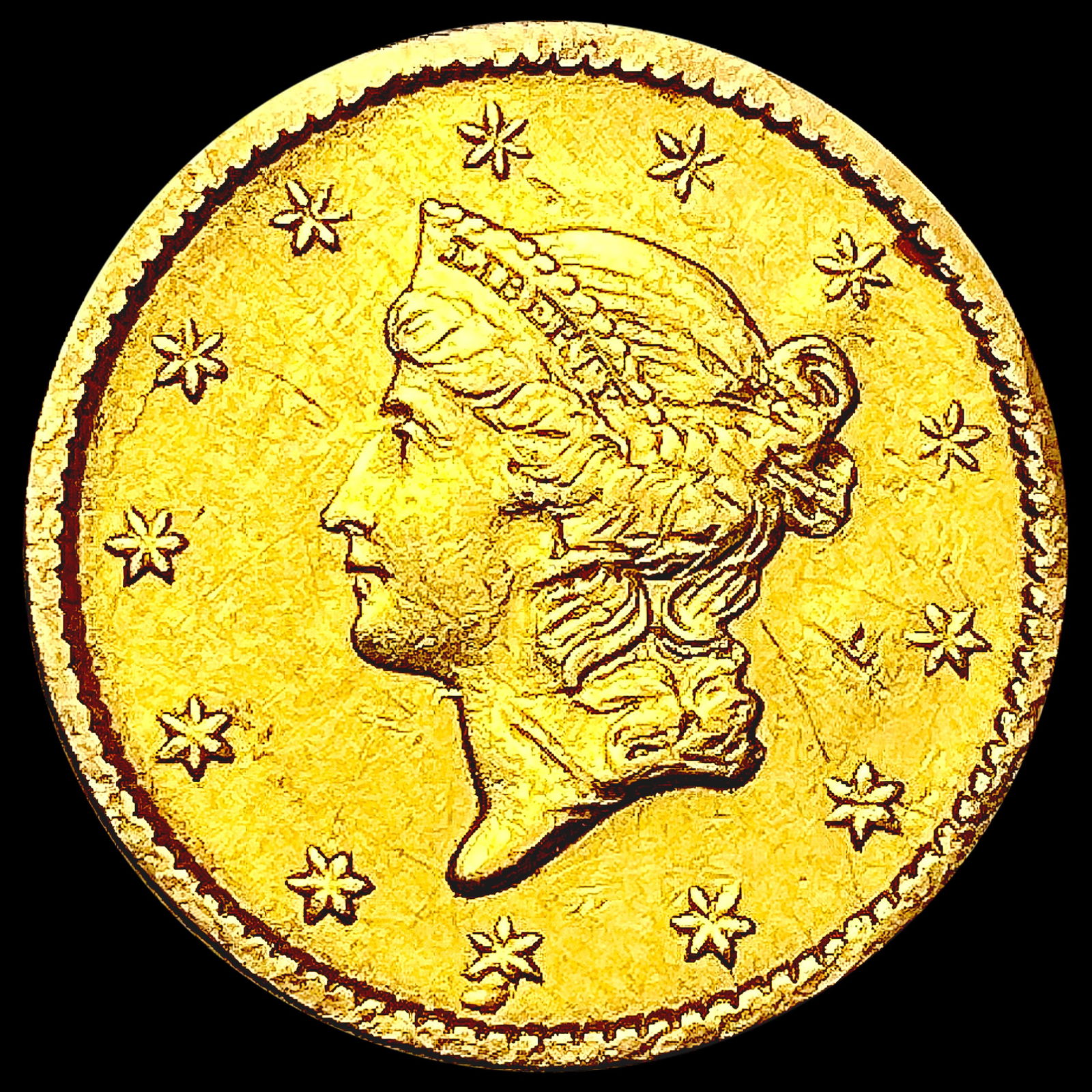 1852 Rare Gold Dollar CLOSELY UNCIRCULATED (1 of 2)