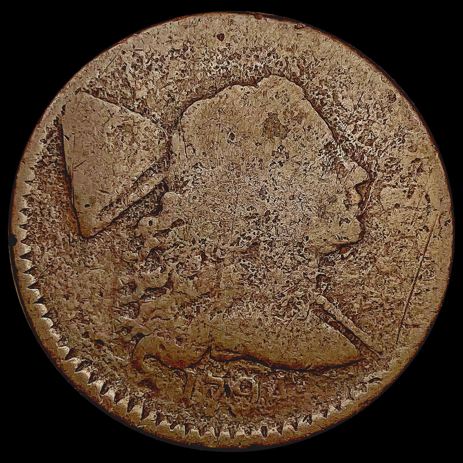 1794 Flowing Hair Large Cent NICELY CIRCULATED (1 of 2)