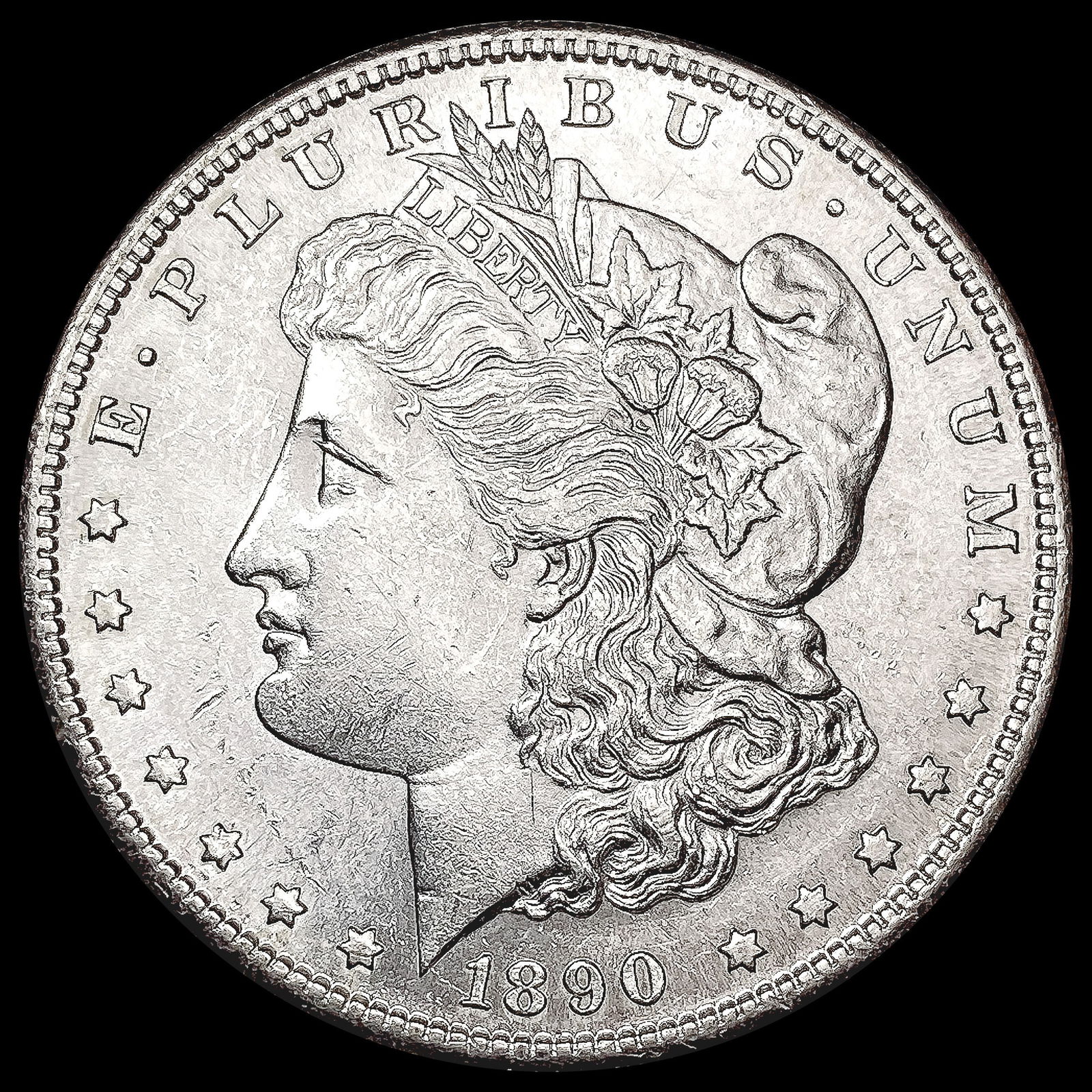 1890-S Morgan Silver Dollar CHOICE BU (1 of 2)