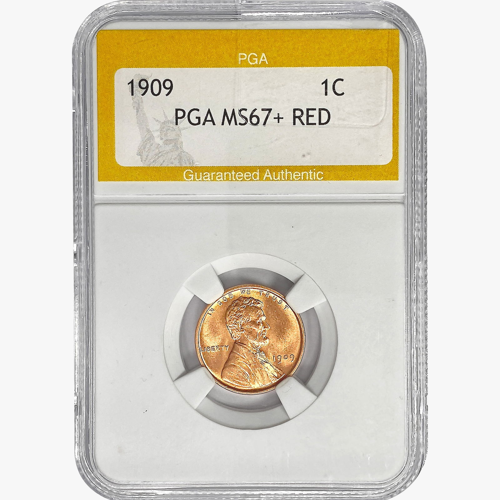 1909 Wheat Cent PGA MS67+ RED (1 of 2)