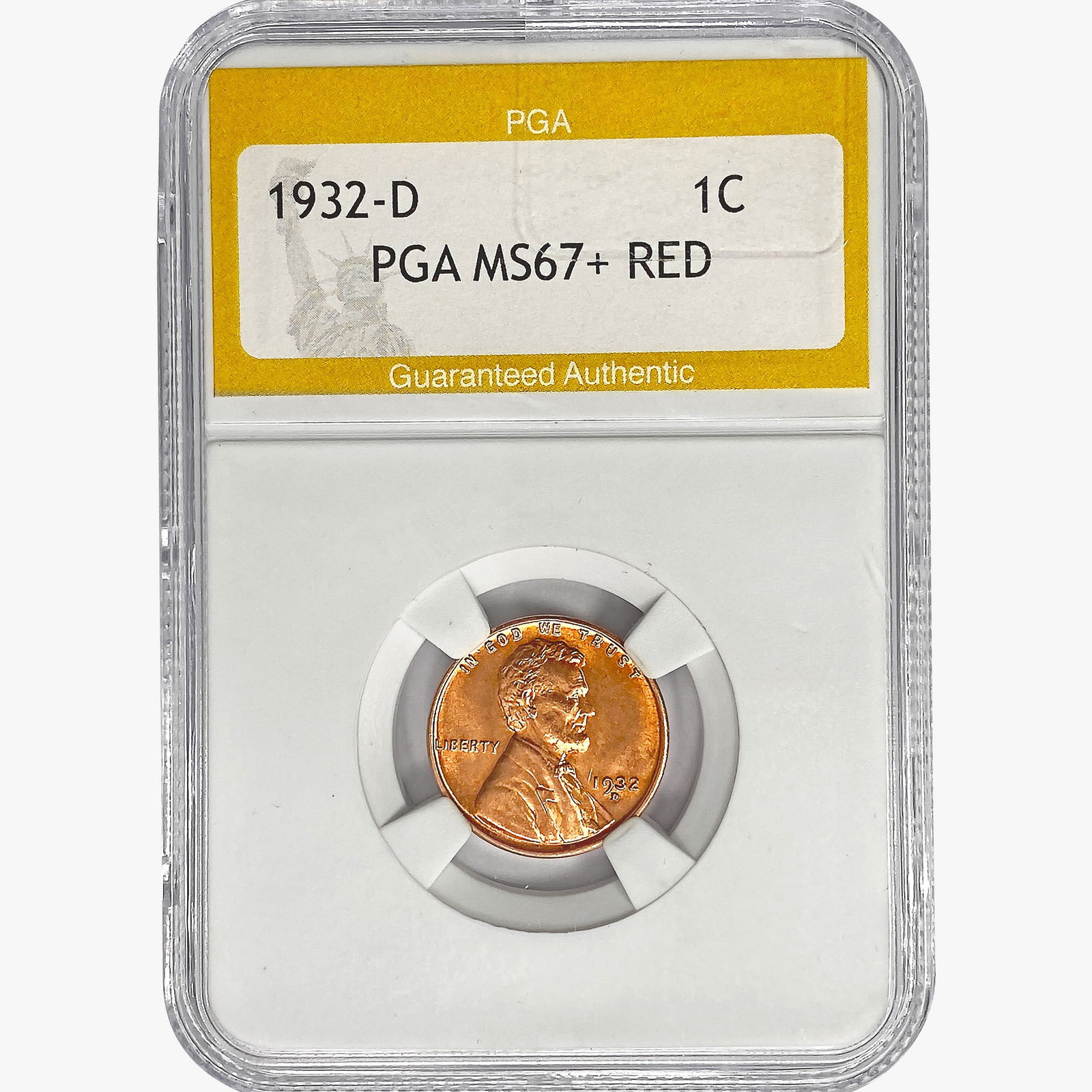 1932-D Wheat Cent PGA MS67+ RED (1 of 2)
