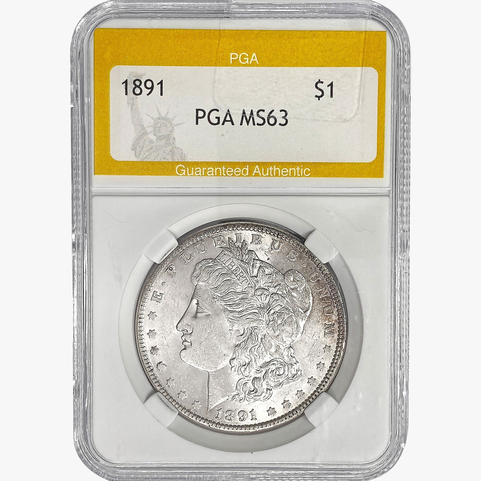 1891 Morgan Silver Dollar PGA MS63 (1 of 2)