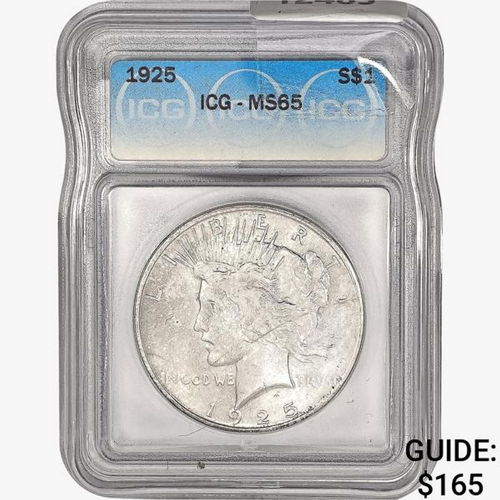 1925 Silver Peace Dollar ICG MS65 (1 of 2)