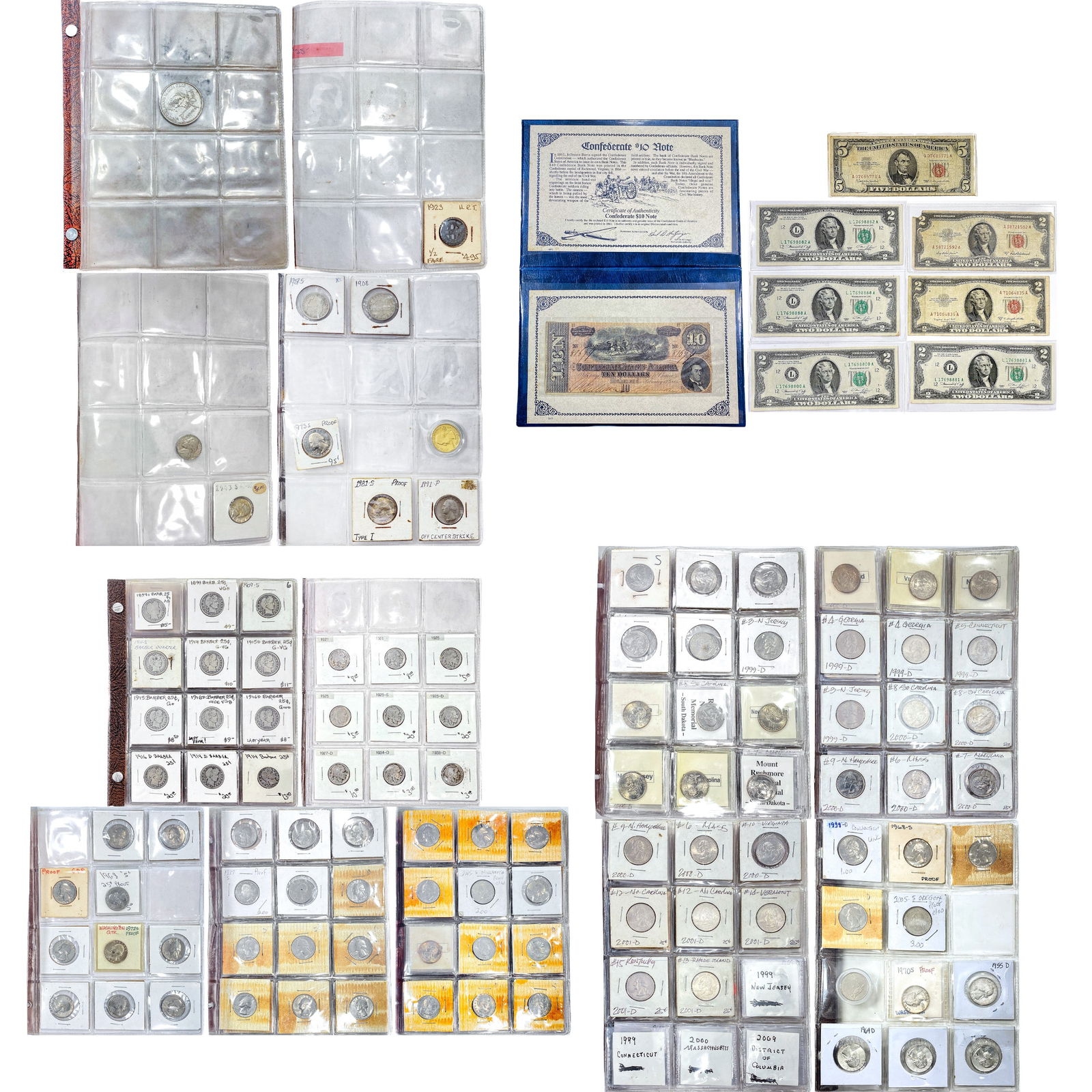 Varied US Currency Albums [122 Items] (1 of 11)