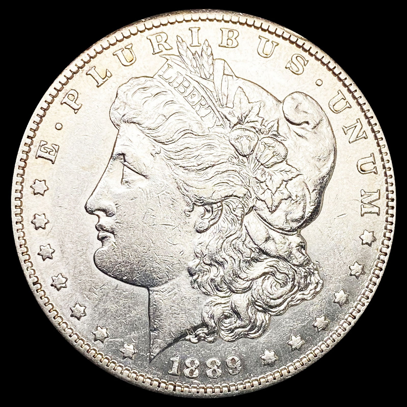 1889-S Morgan Silver Dollar CLOSELY UNCIRCULATED (1 of 2)
