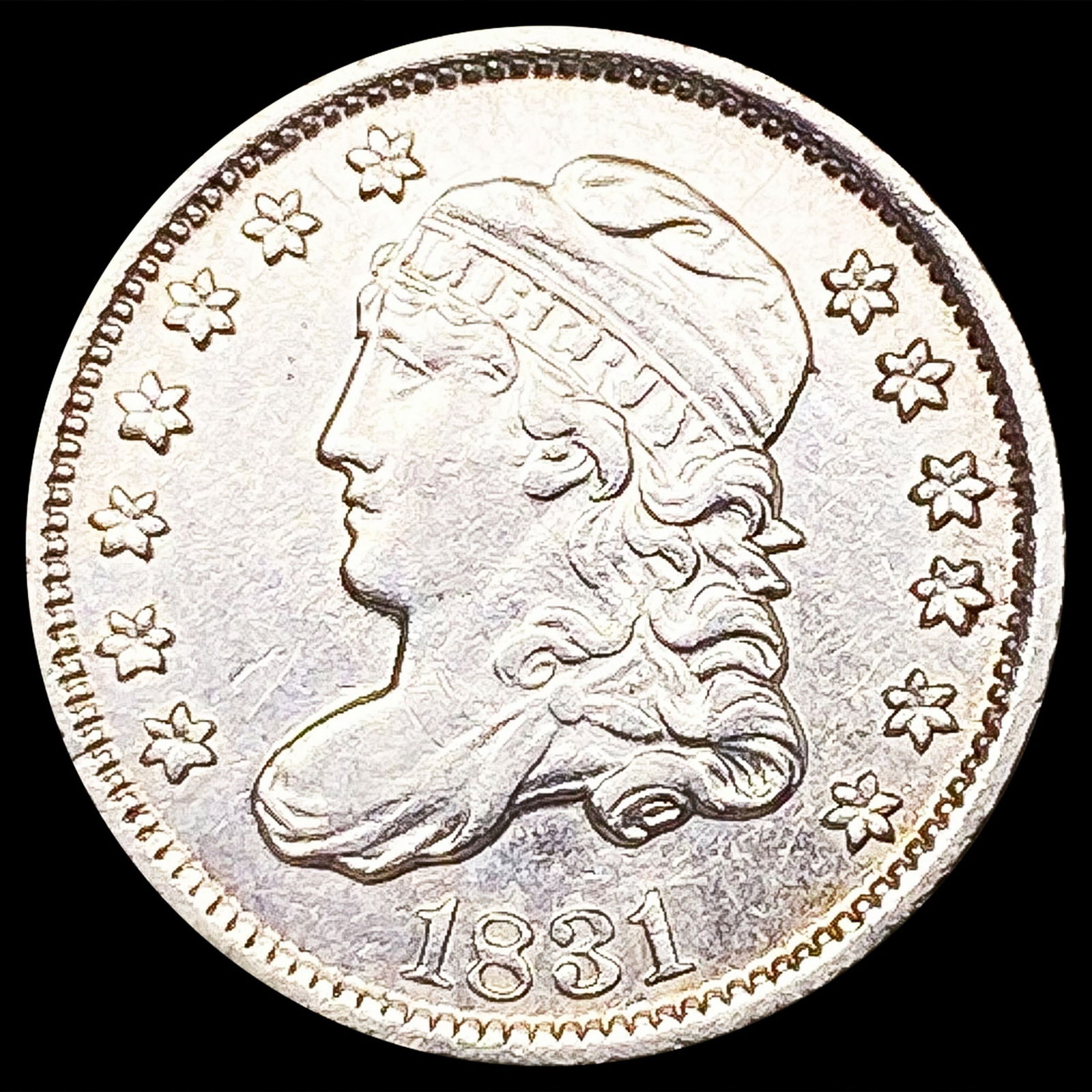 1831 Capped Bust Half Dime CLOSELY UNCIRCULATED (1 of 2)