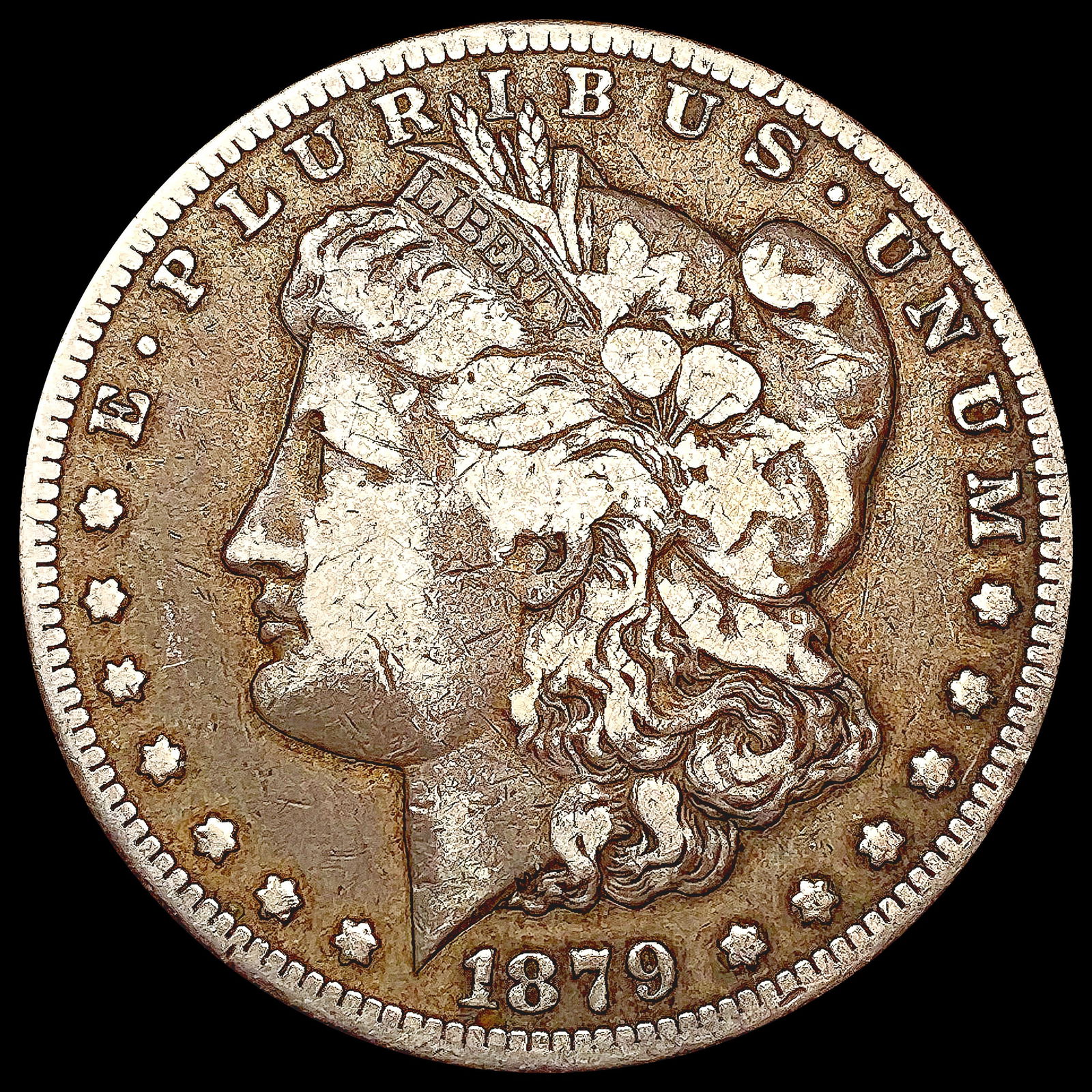 1879-CC Morgan Silver Dollar LIGHTLY CIRCULATED (1 of 2)