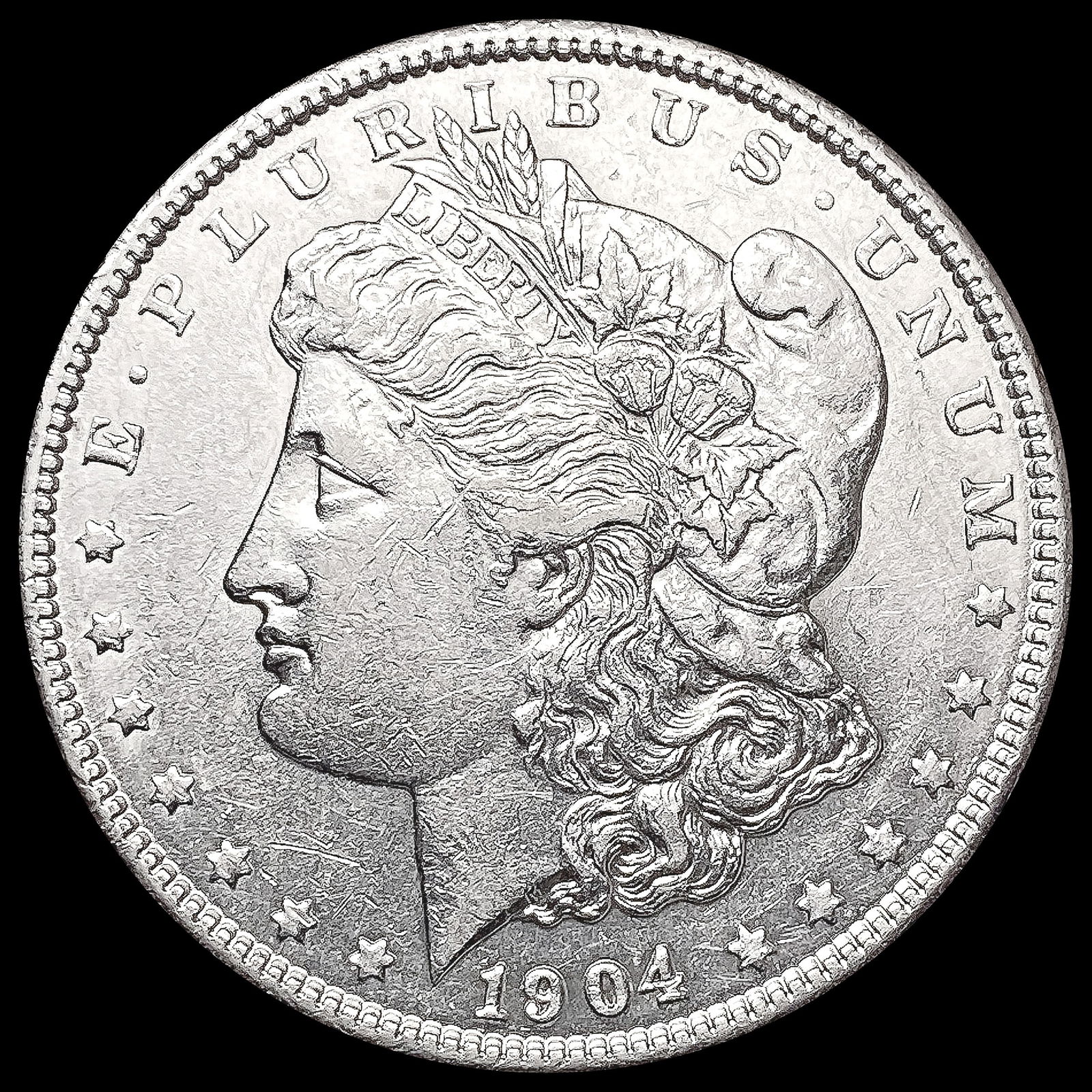 1904 Morgan Silver Dollar CLOSELY UNCIRCULATED (1 of 2)