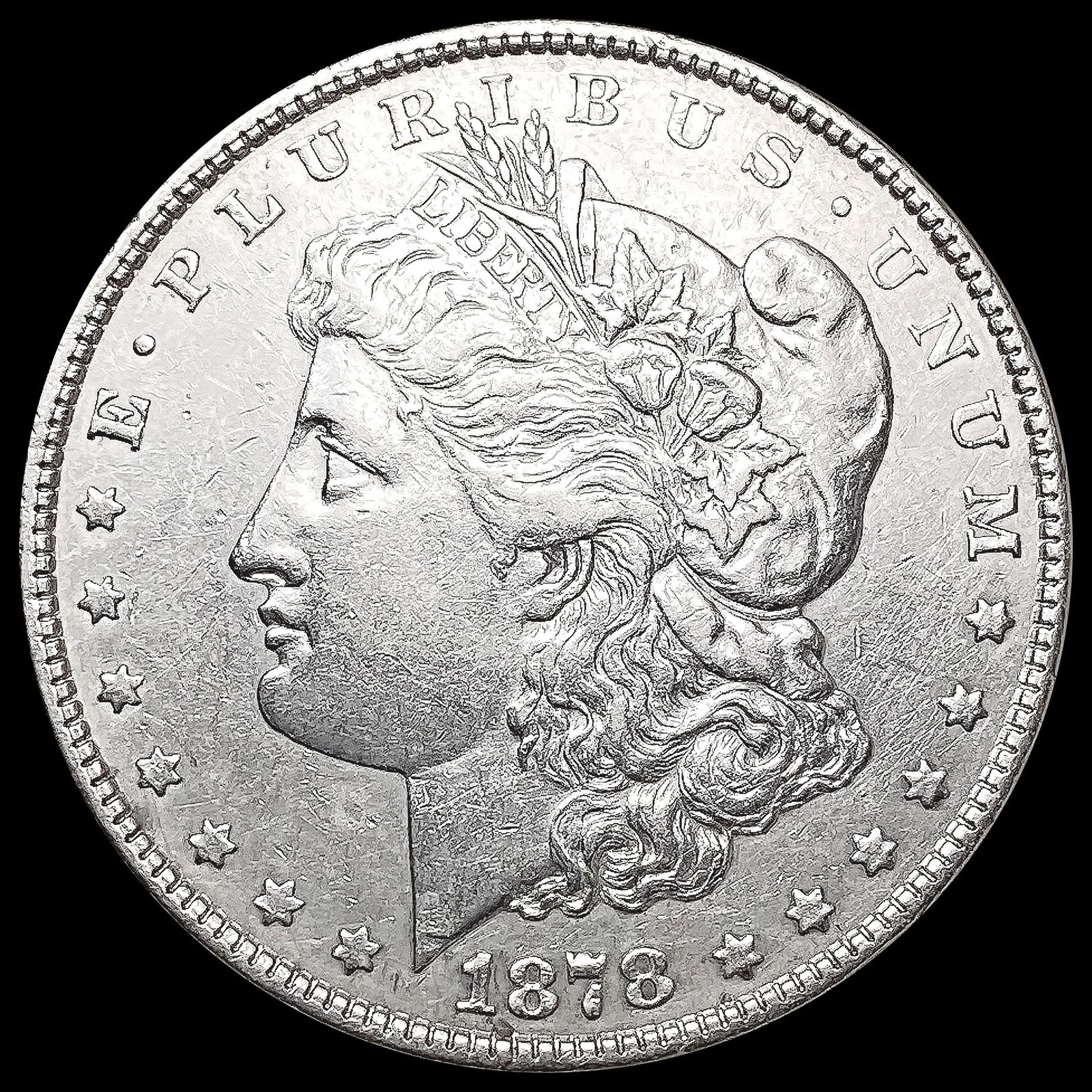 1878 8TF Morgan Silver Dollar CLOSELY UNCIRCULATED (1 of 2)