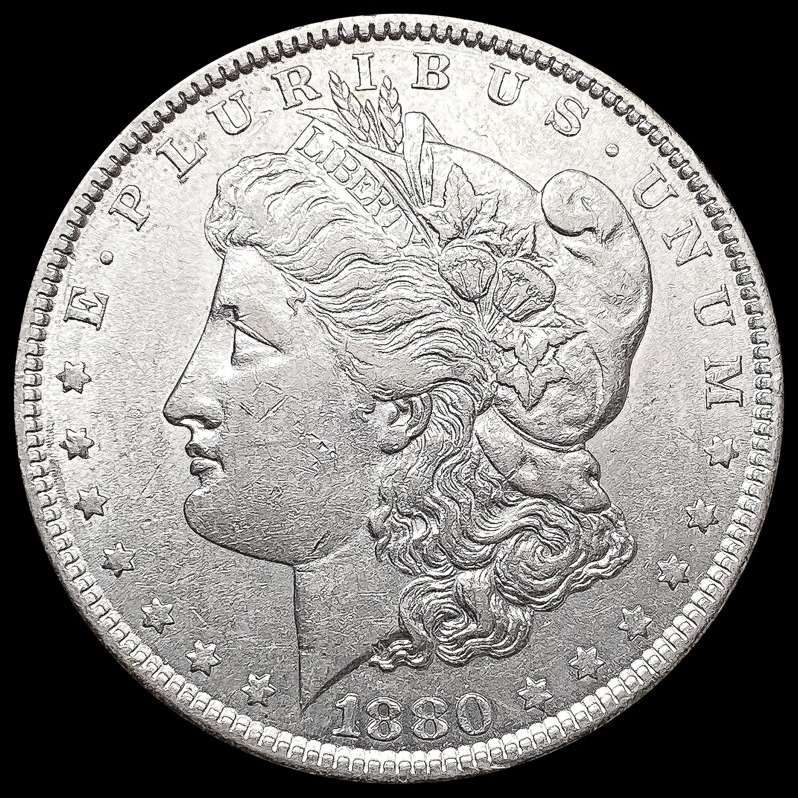1880 Morgan Silver Dollar CHOICE AU (1 of 2)