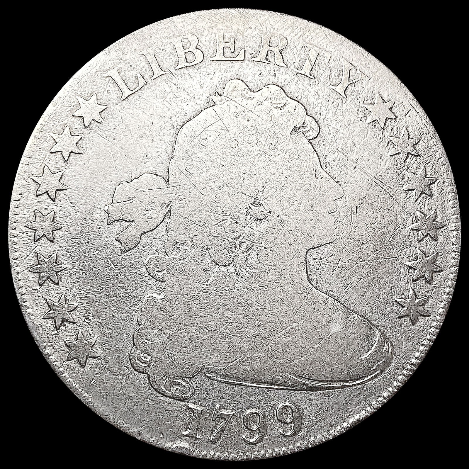 1799 Draped Bust Dollar NICELY CIRCULATED (1 of 2)