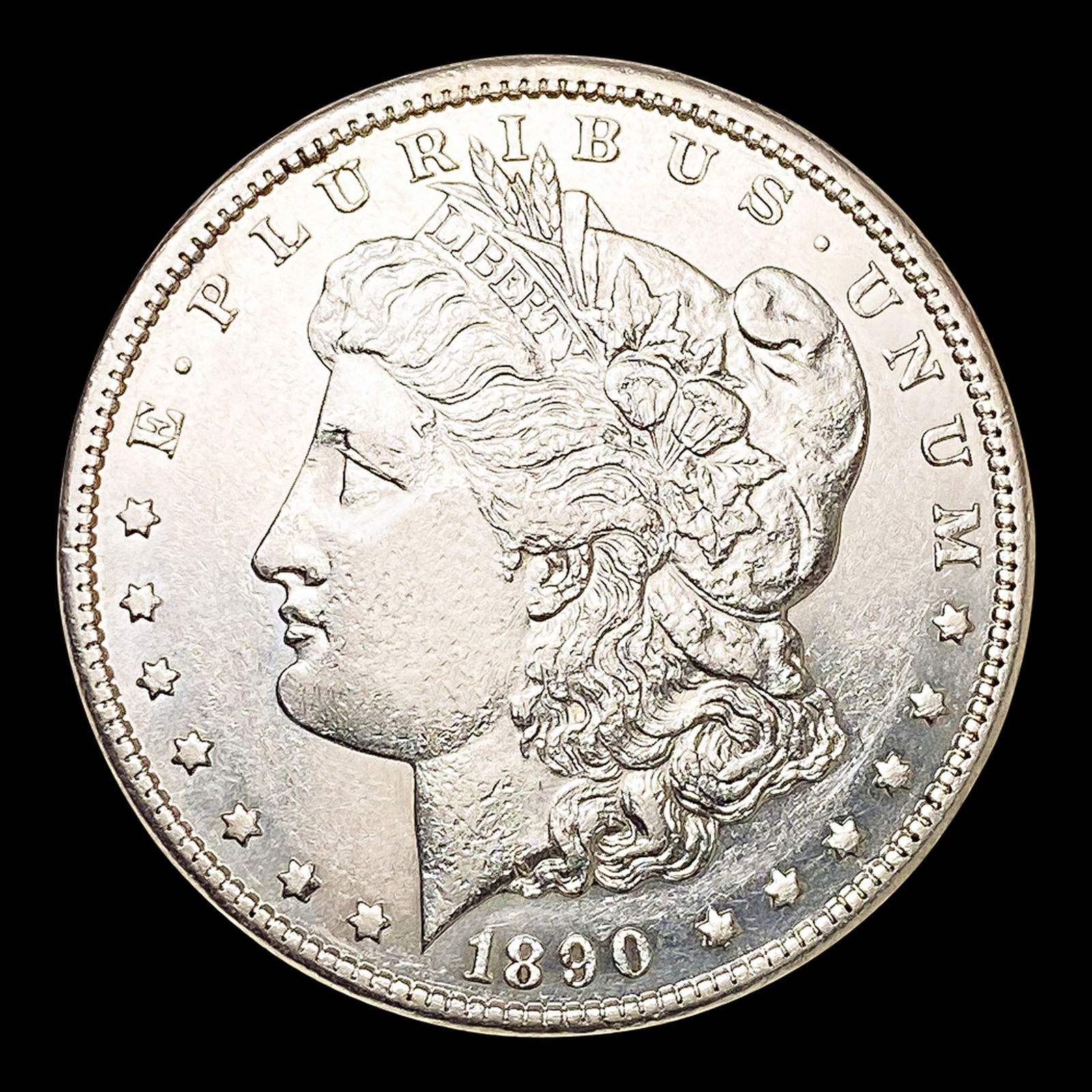 1890-CC Morgan Silver Dollar CLOSELY UNCIRCULATED (1 of 2)