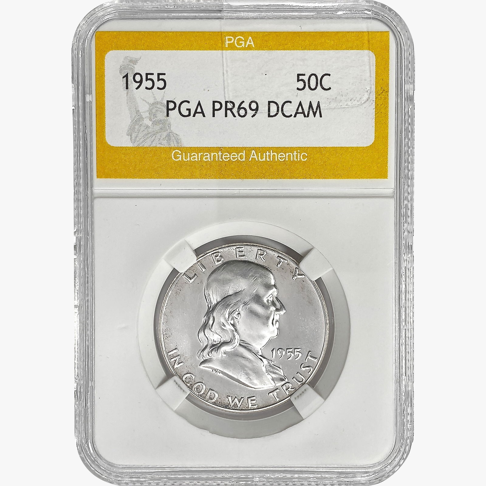 1955 Franklin Half Dollar PGA PR69 DCAM (1 of 2)