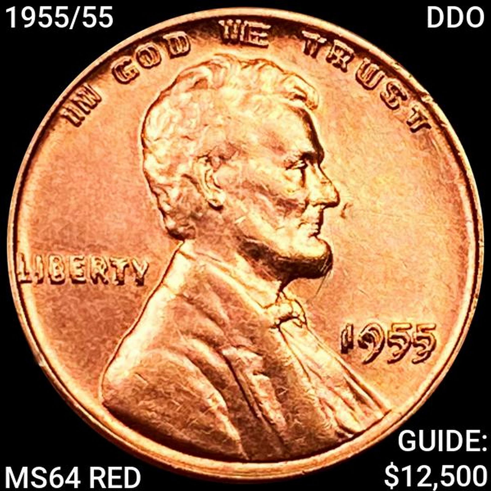 1955/55 DDO Wheat Cent CHOICE BU (1 of 2)
