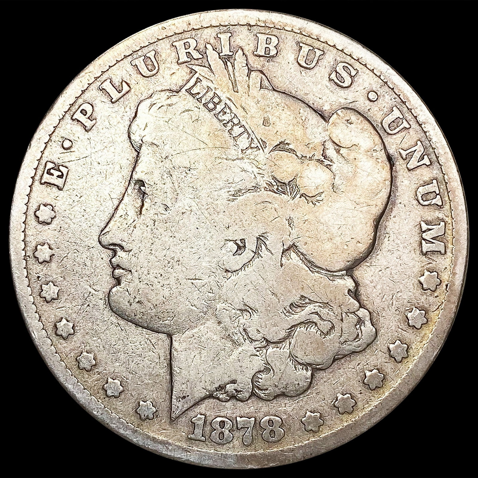 1878-CC Morgan Silver Dollar NICELY CIRCULATED: 1878-CC Morgan Silver Dollar NICELY CIRCULATED