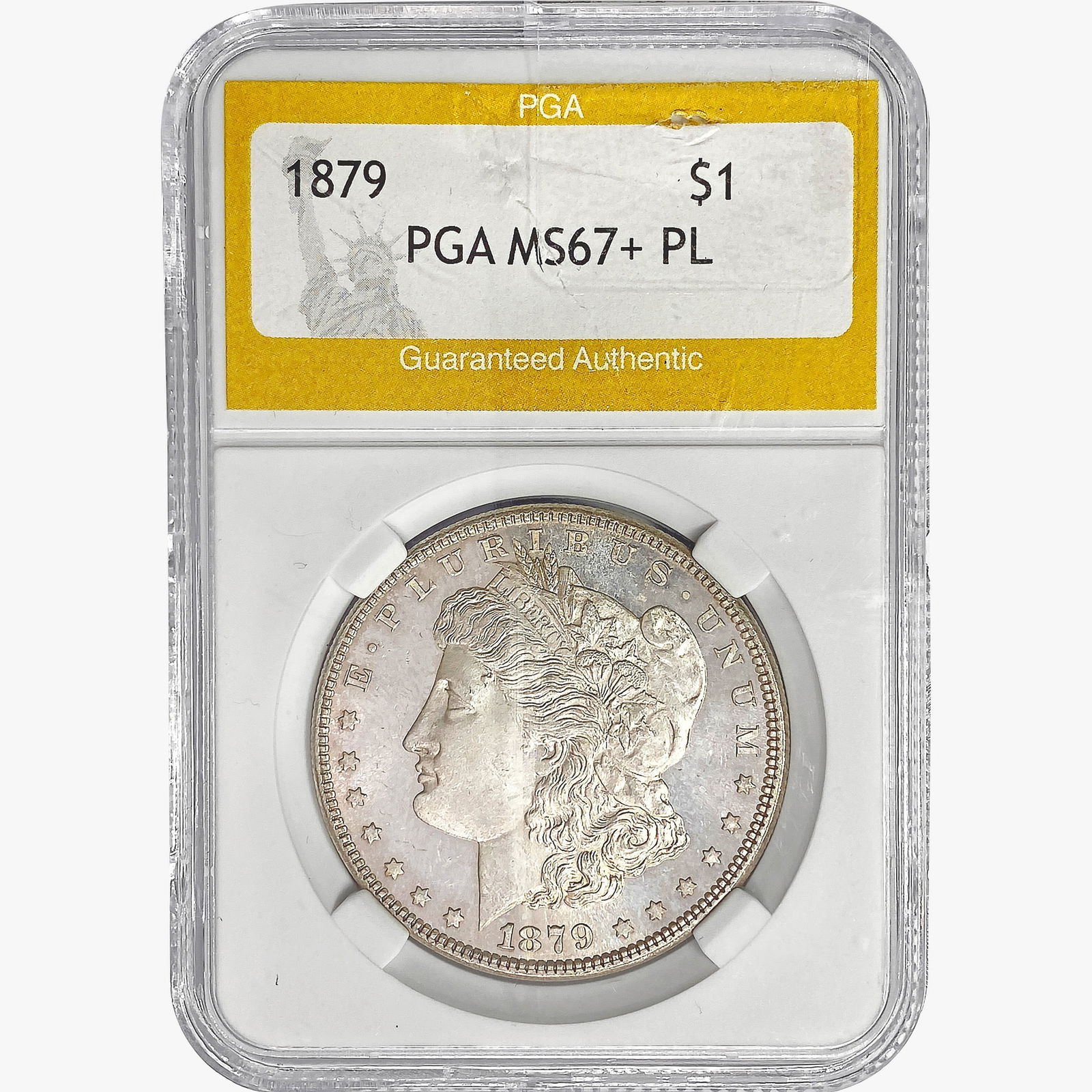 1879 Morgan Silver Dollar PGA MS67+ PL (1 of 2)