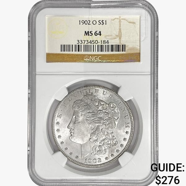 1902-O Morgan Silver Dollar NGC MS64 (1 of 2)
