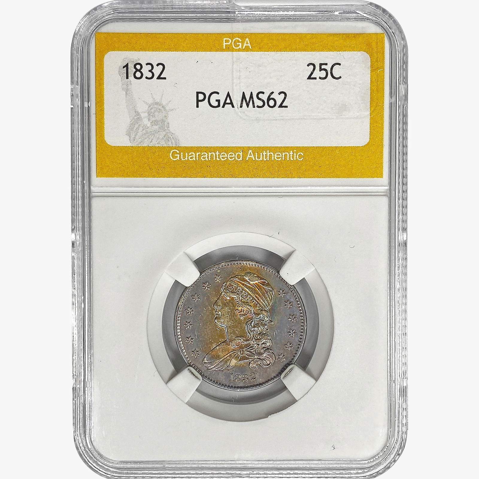 1832 Capped Bust Quarter PGA MS62 (1 of 2)