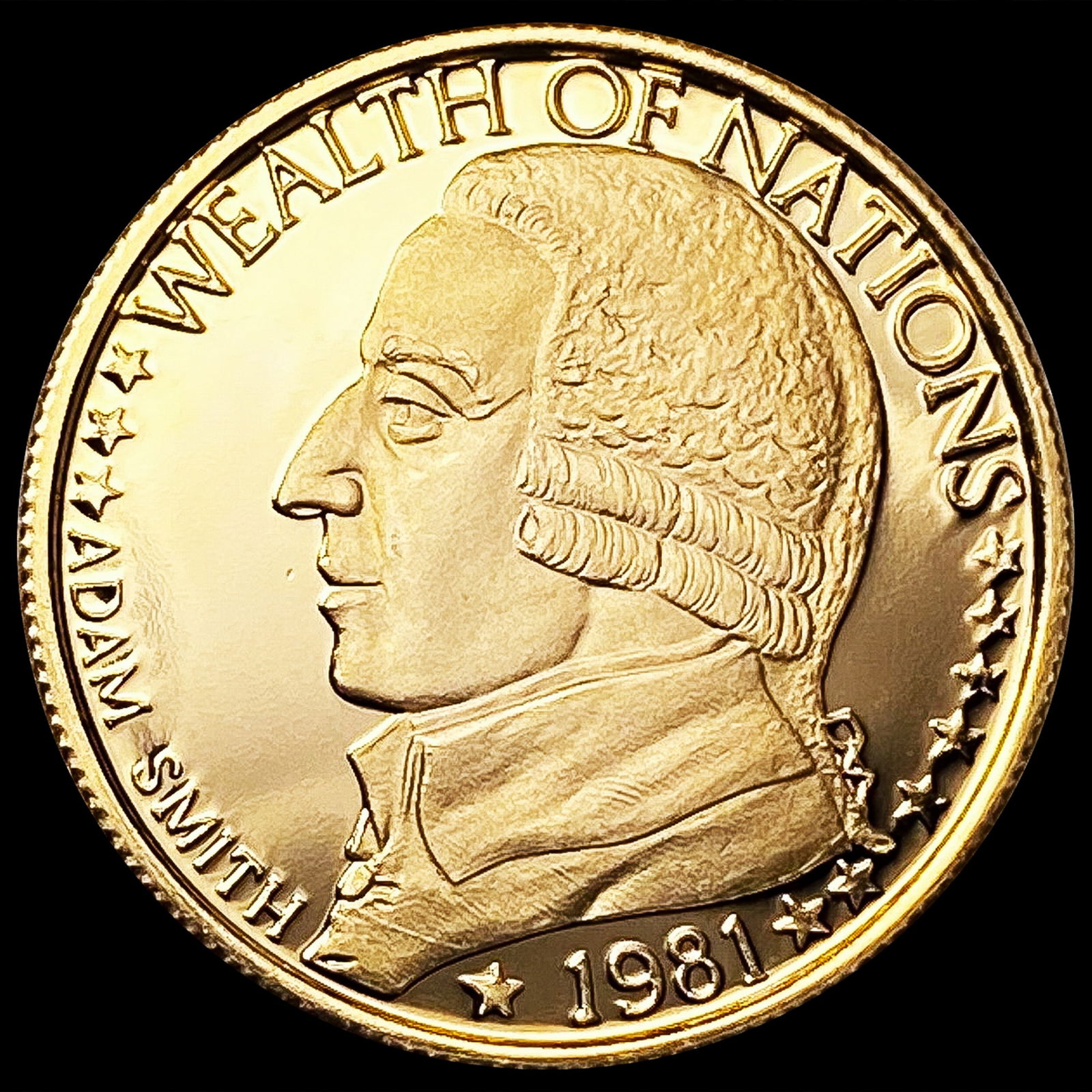 1981 GSC 1/10oz Gold G.10 Token GEM PROOF (1 of 2)