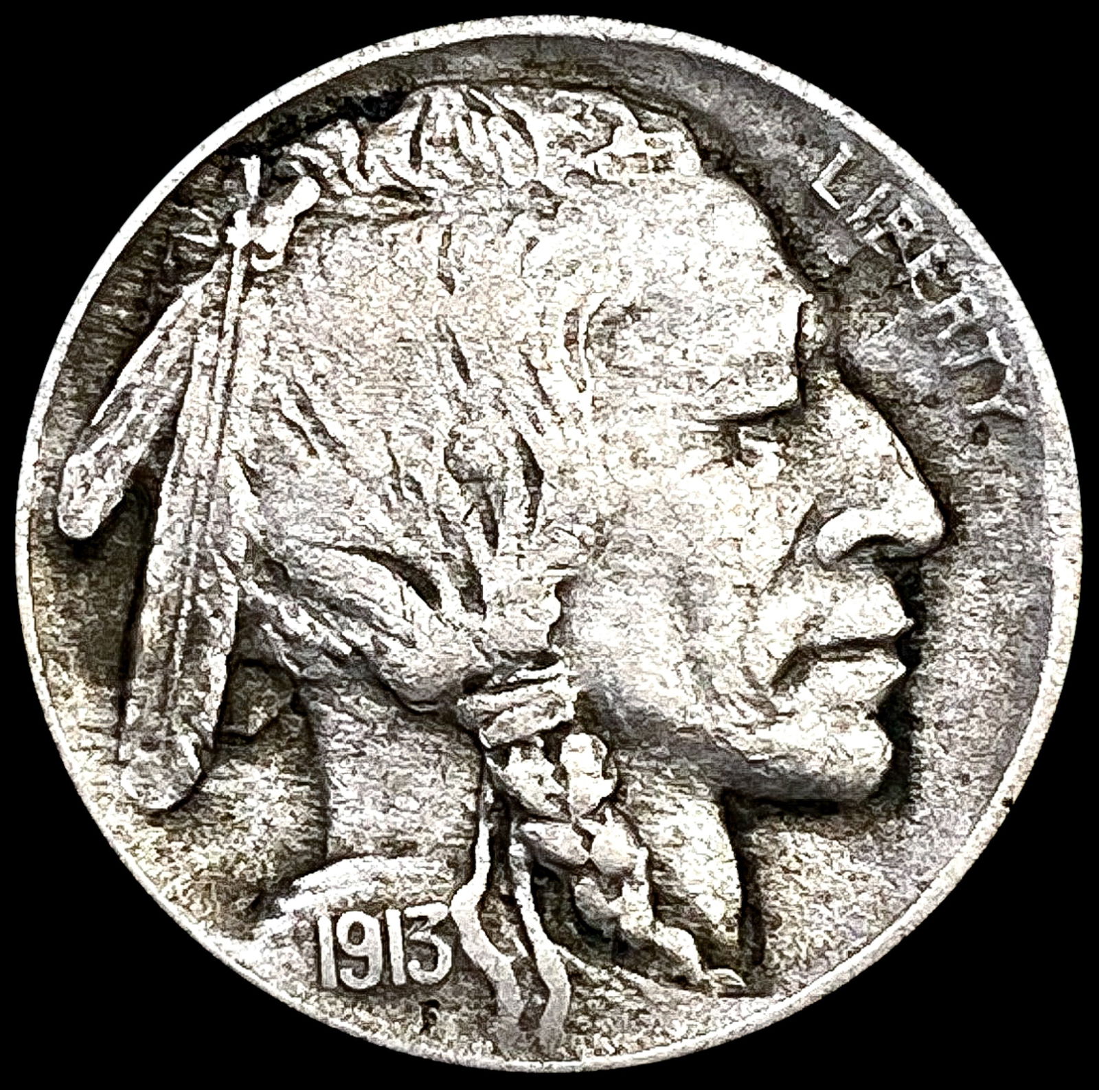 1913-D Buffalo Nickel LIGHTLY CIRCULATED (1 of 2)