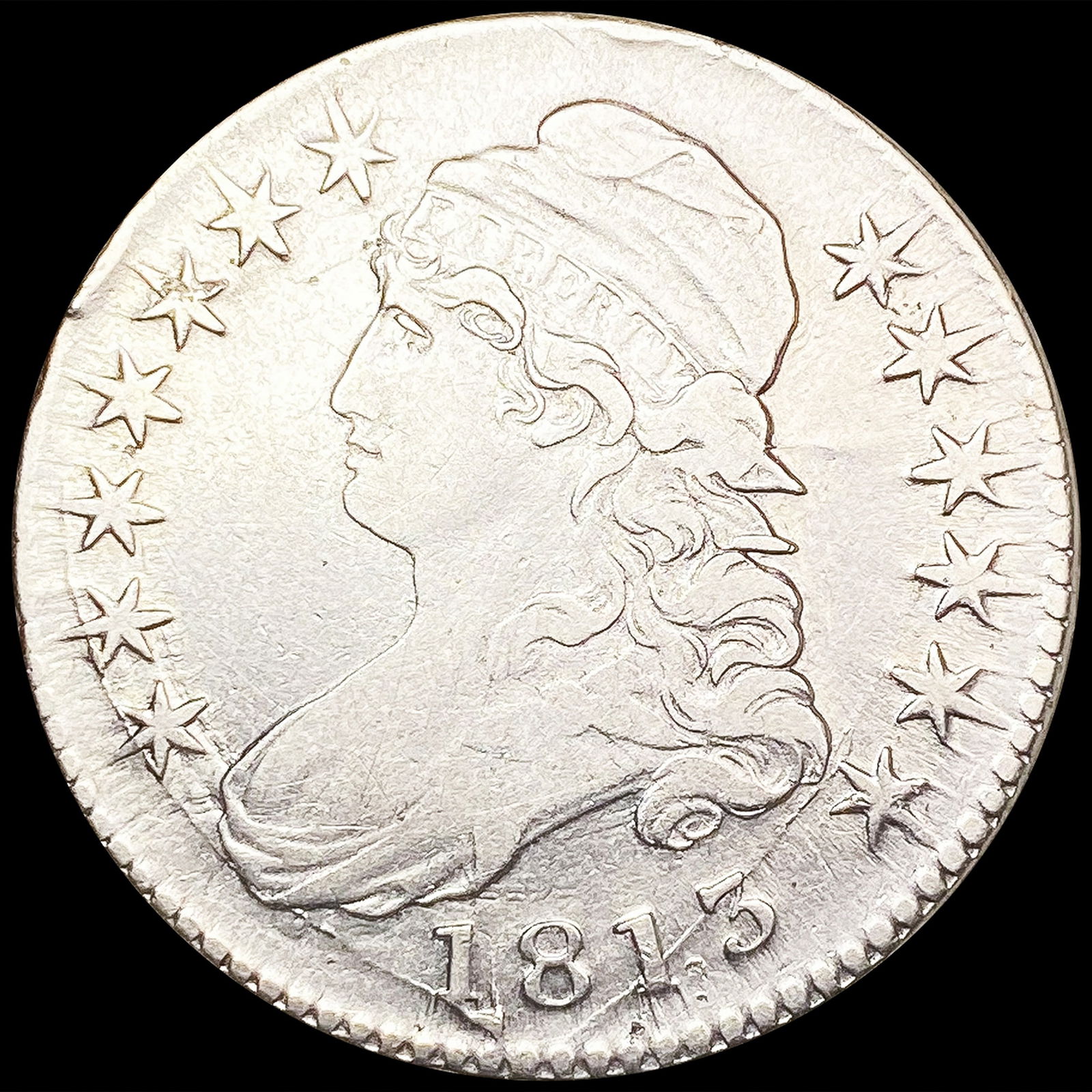 1813 Capped Bust Half Dollar LIGHTLY CIRCULATED (1 of 2)