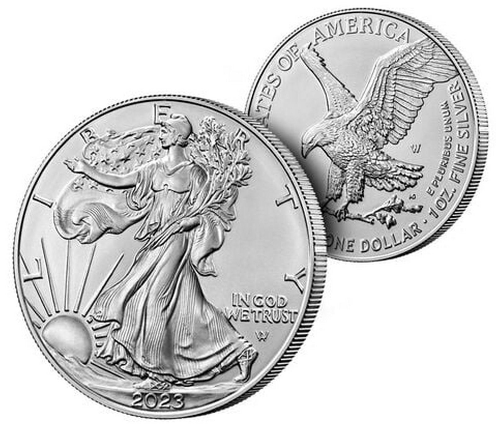 American Eagle 2023 One Ounce Silver Uncirculated Coin (1 of 5)