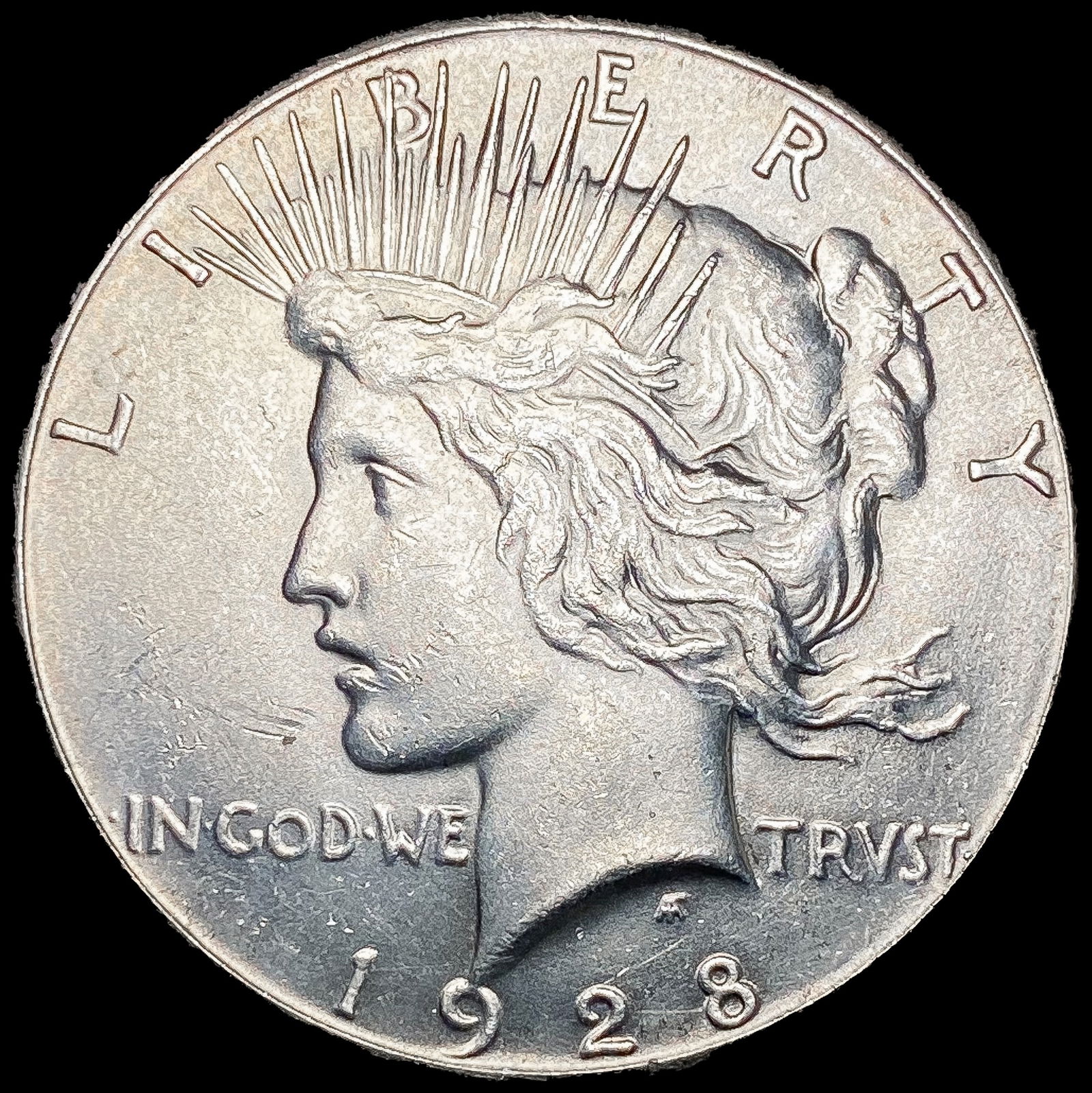 1928 Silver Peace Dollar CLOSELY UNCIRCULATED (1 of 2)
