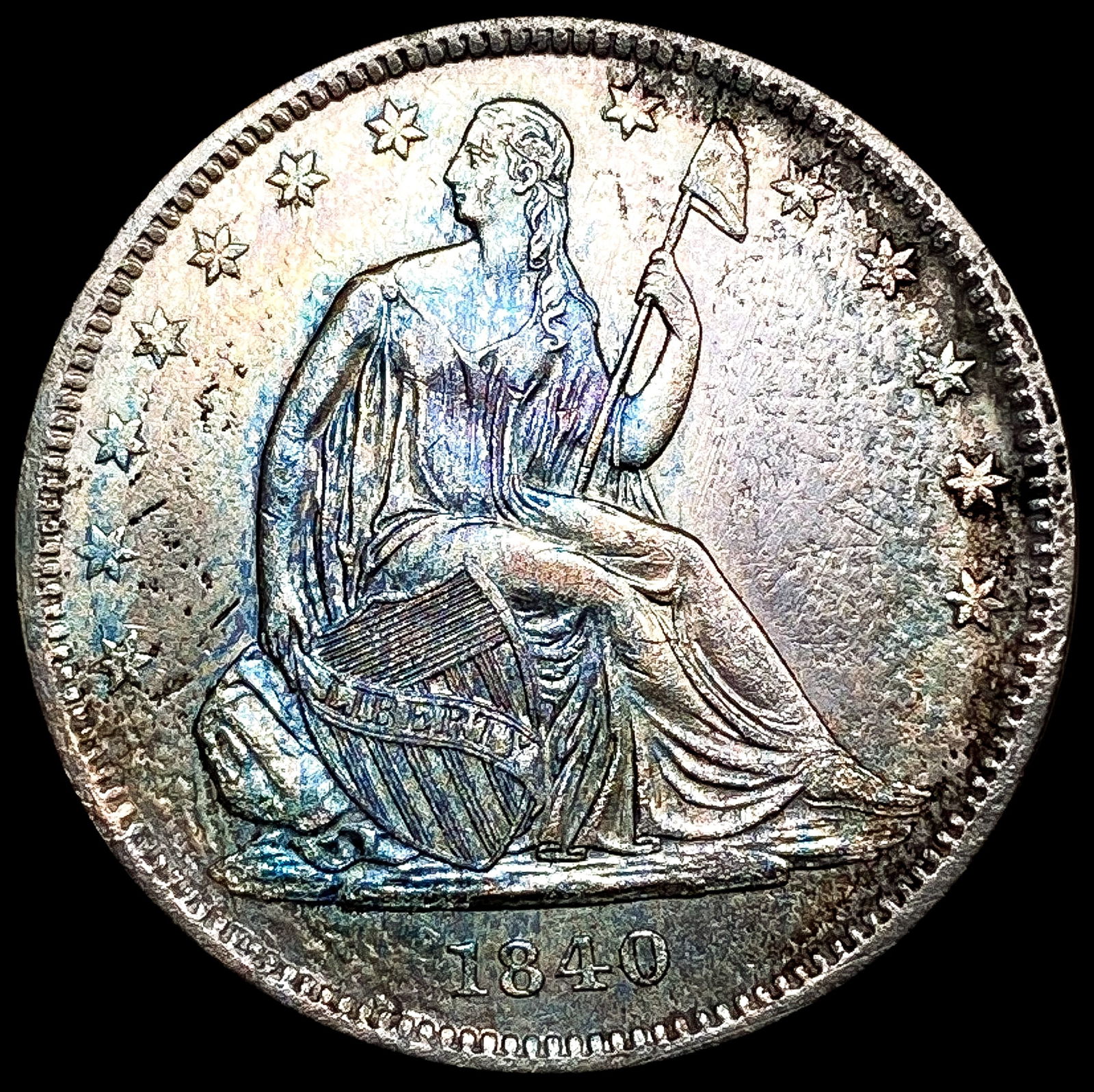 1840 Seated Liberty Half Dollar UNCIRCULATED (1 of 2)