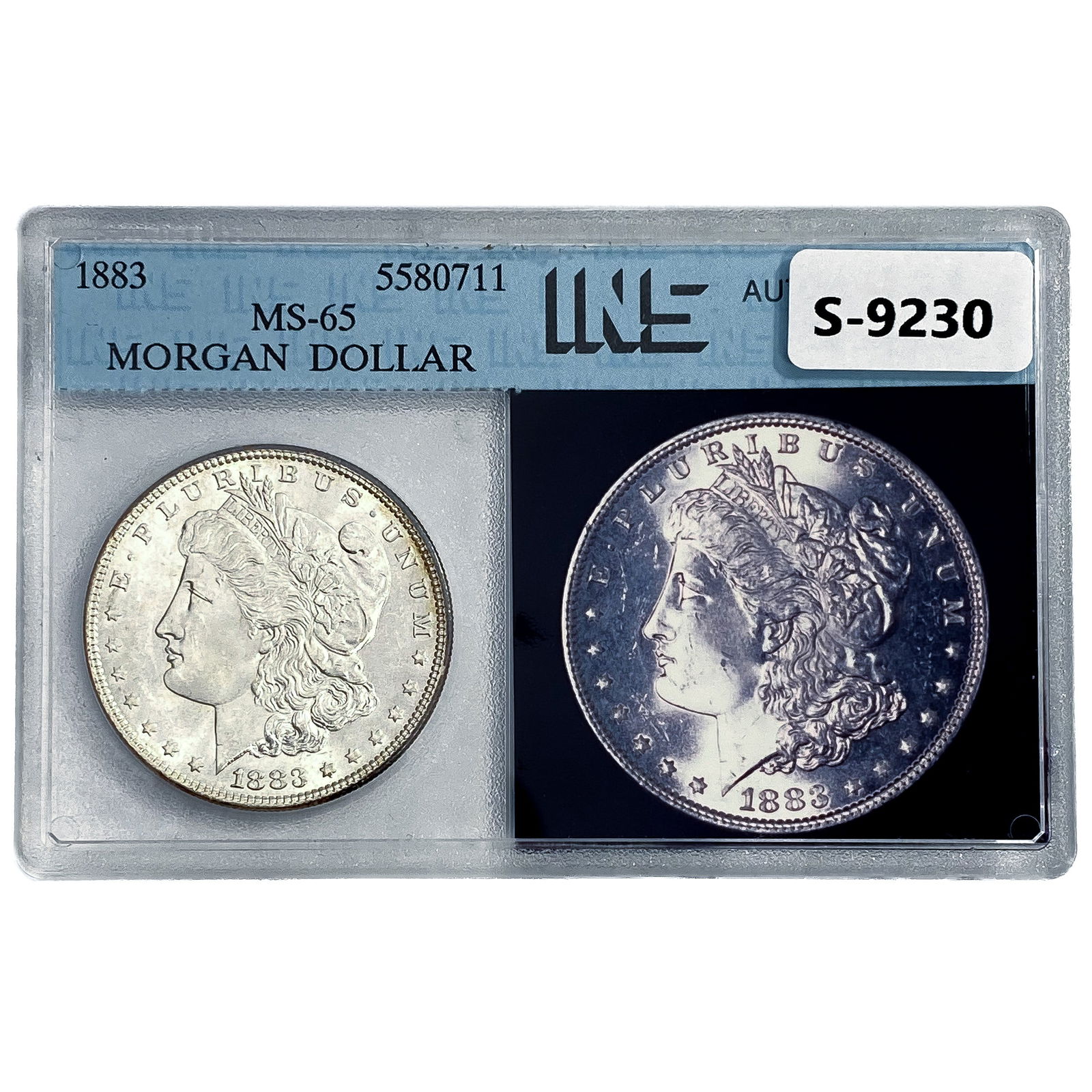 1883 Morgan Silver Dollar INS MS 65 (1 of 2)