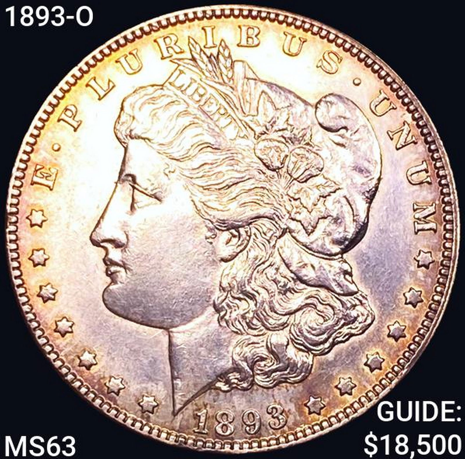 1893-O Morgan Silver Dollar CHOICE BU (1 of 2)