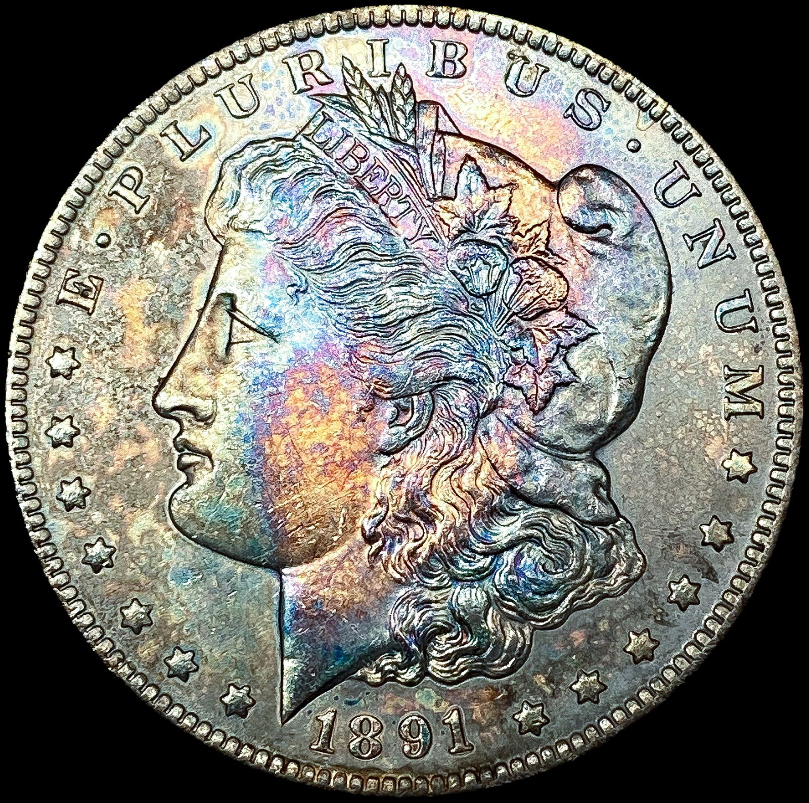 1891-CC Morgan Silver Dollar CHOICE BU (1 of 2)