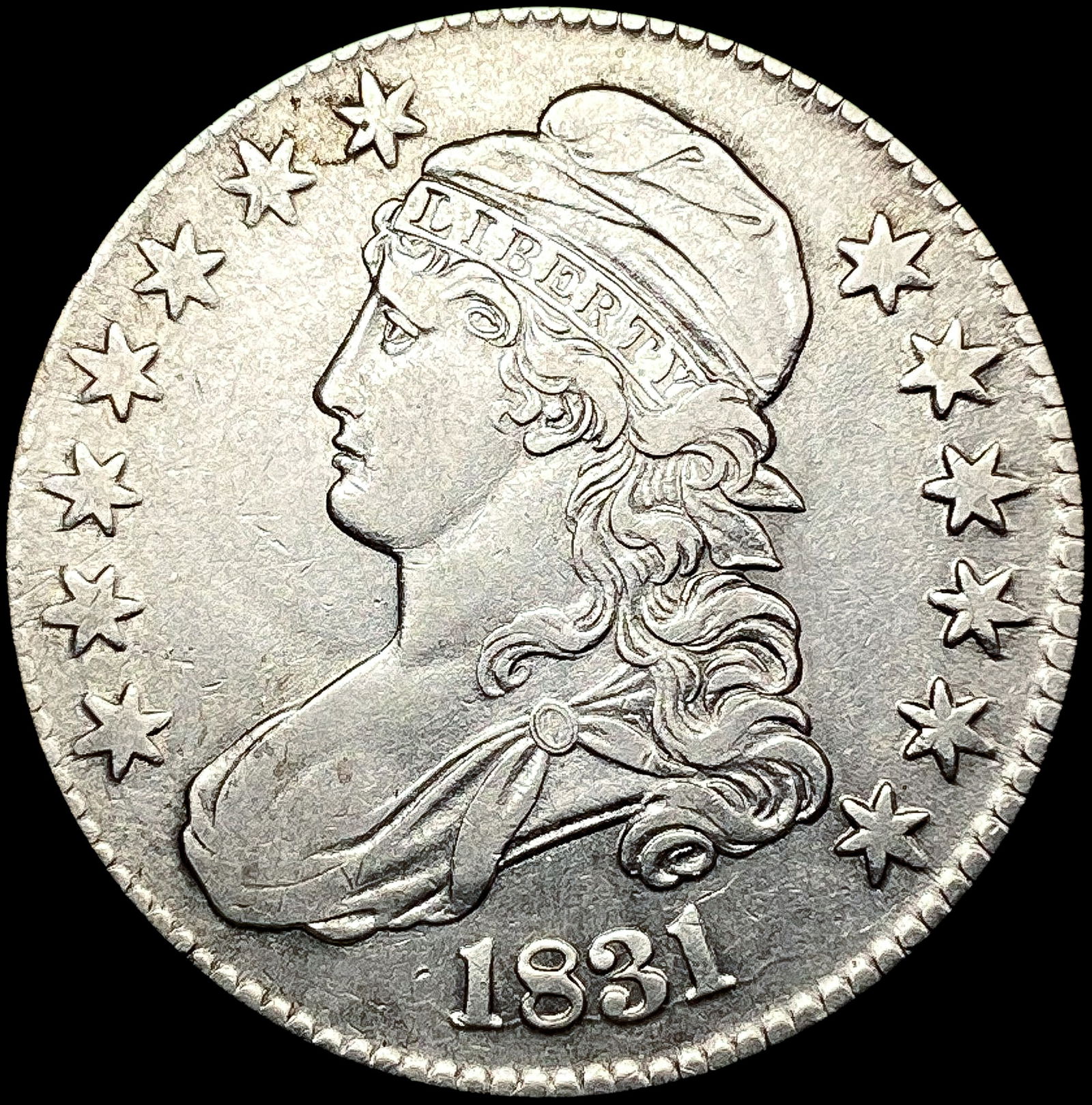 1831 Capped Bust Half Dollar CLOSELY UNCIRCULATED (1 of 2)