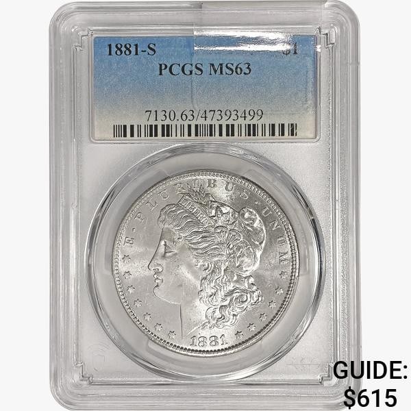 1881-S Morgan Silver Dollar PCGS MS63 (1 of 2)