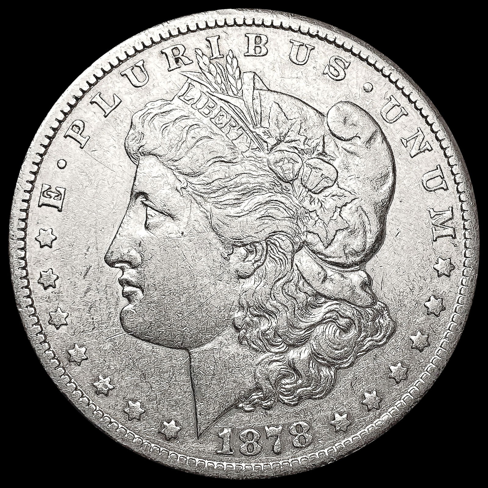 1878-CC Morgan Silver Dollar CLOSELY UNCIRCULATED (1 of 2)